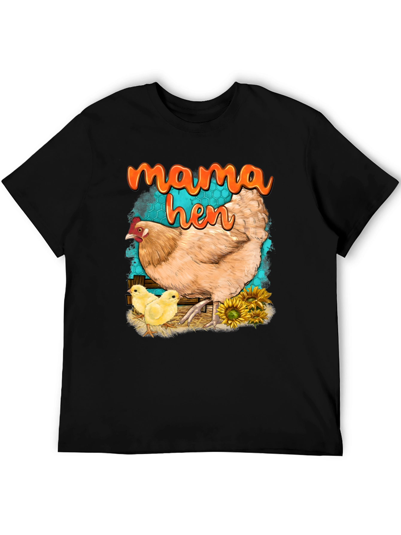 Mama Hen T-Shirt: Chicken & Chicks Graphic Tee