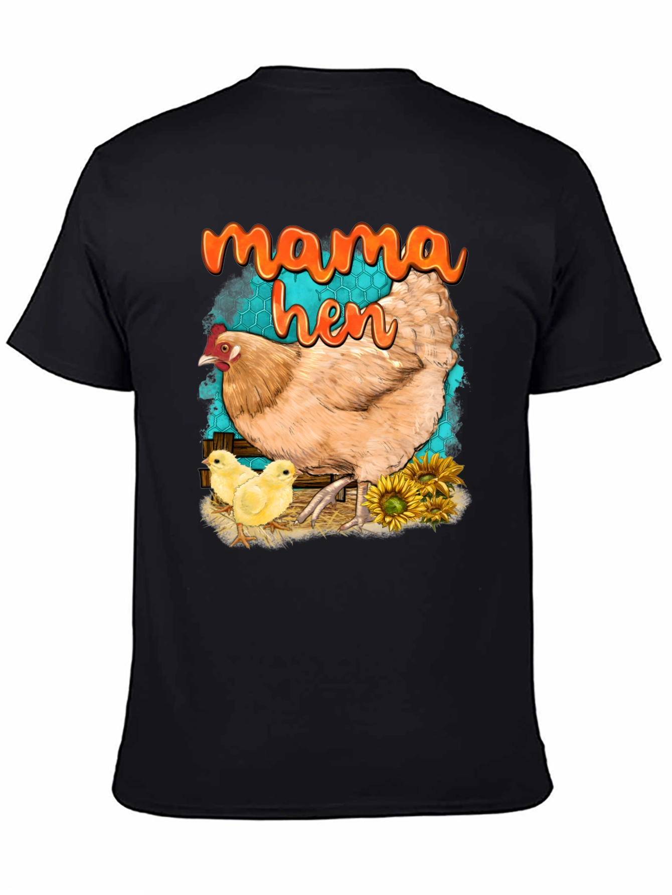 Mama Hen T-Shirt: Chicken & Chicks Graphic Tee