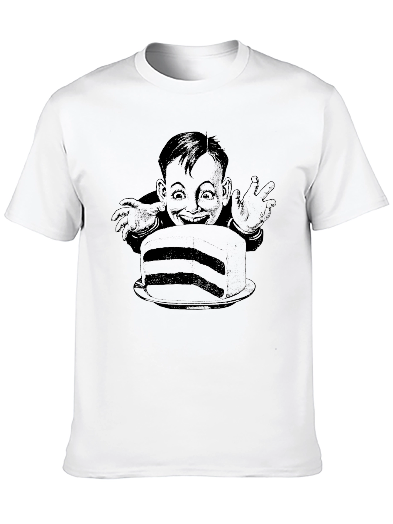 Creepy Cake Lover T-Shirt - Dark Humor Tee
