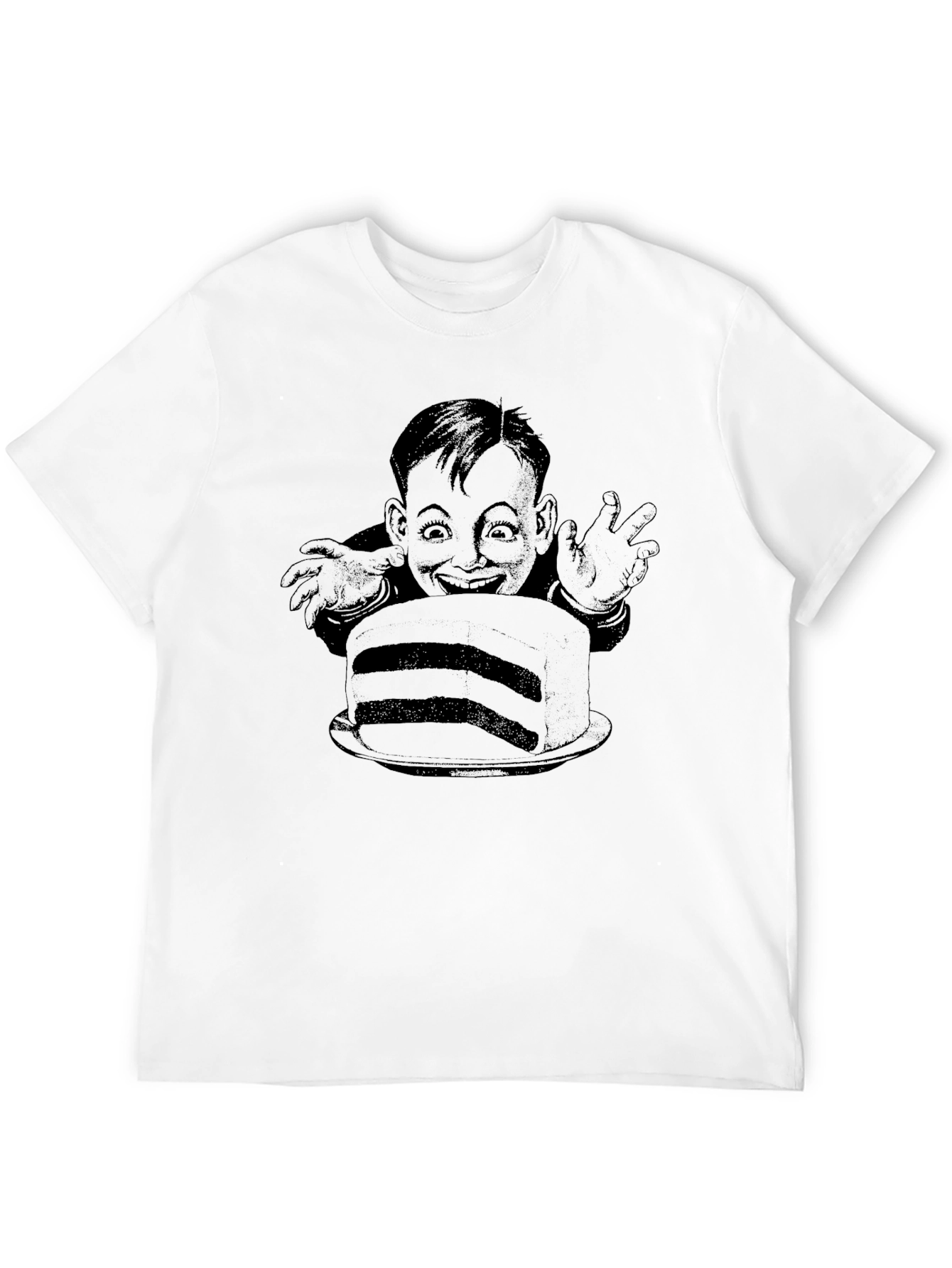 Creepy Cake Lover T-Shirt - Dark Humor Tee