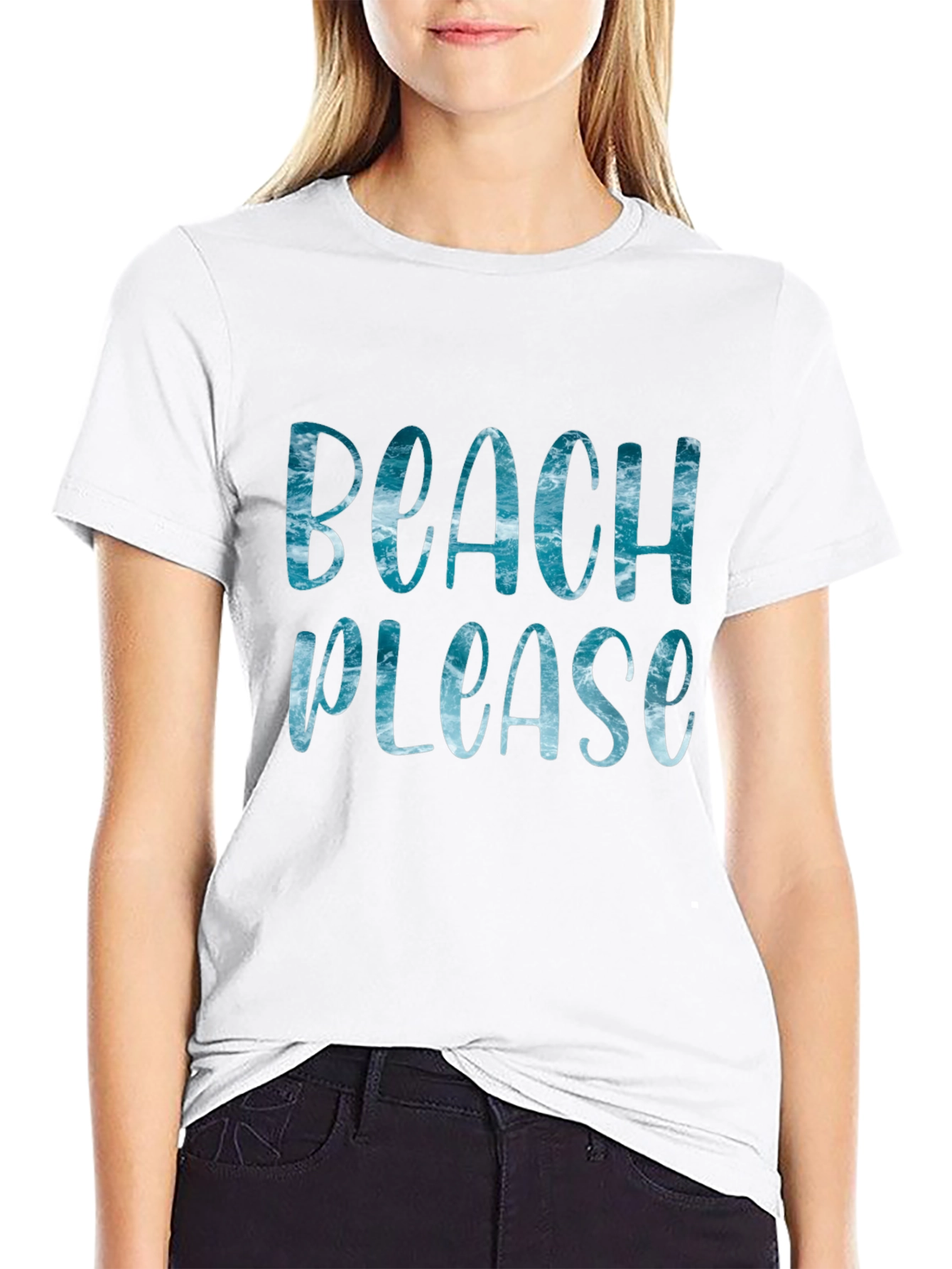 Beach Please Graphic Tee