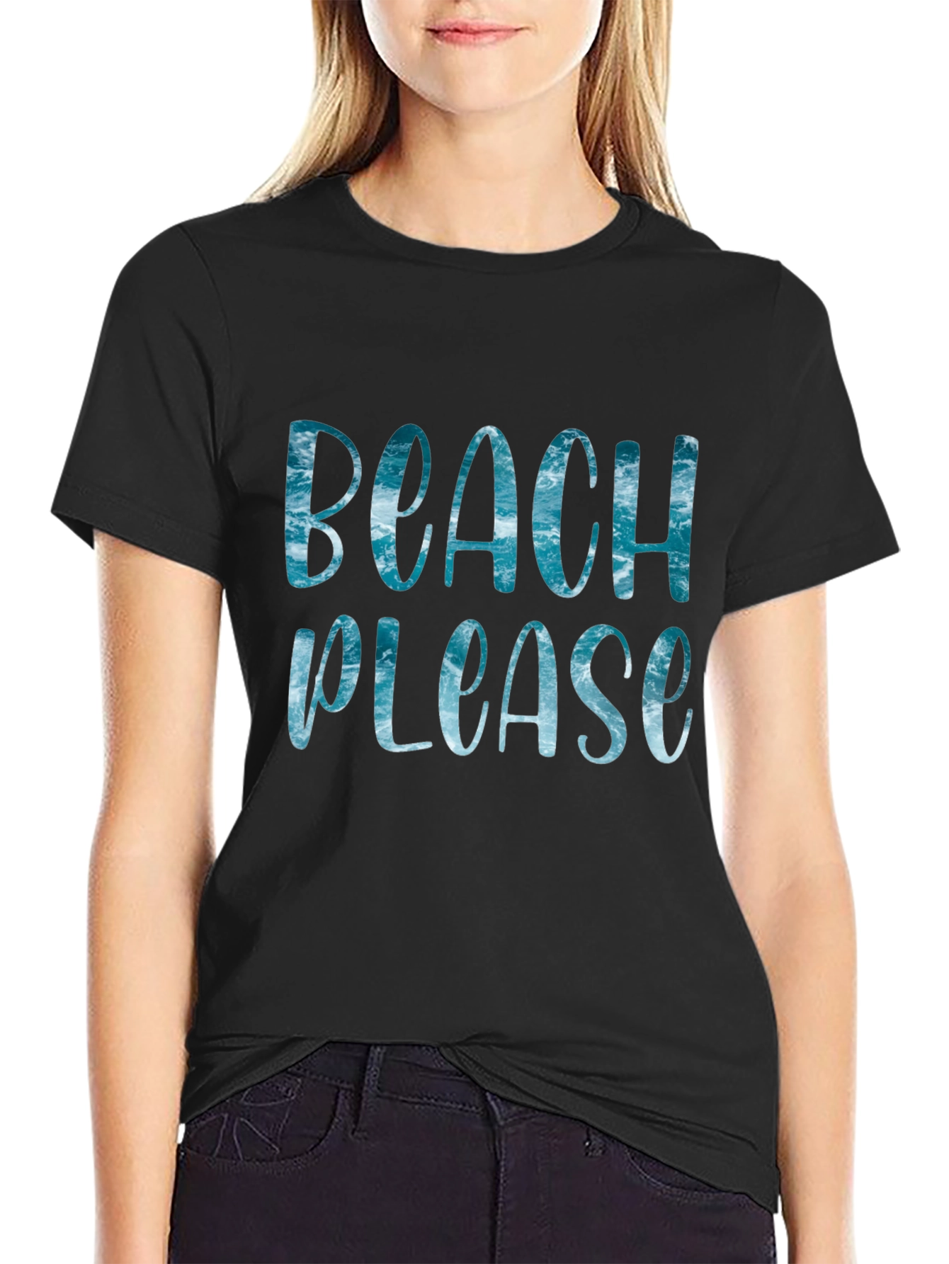 Beach Please Graphic Tee