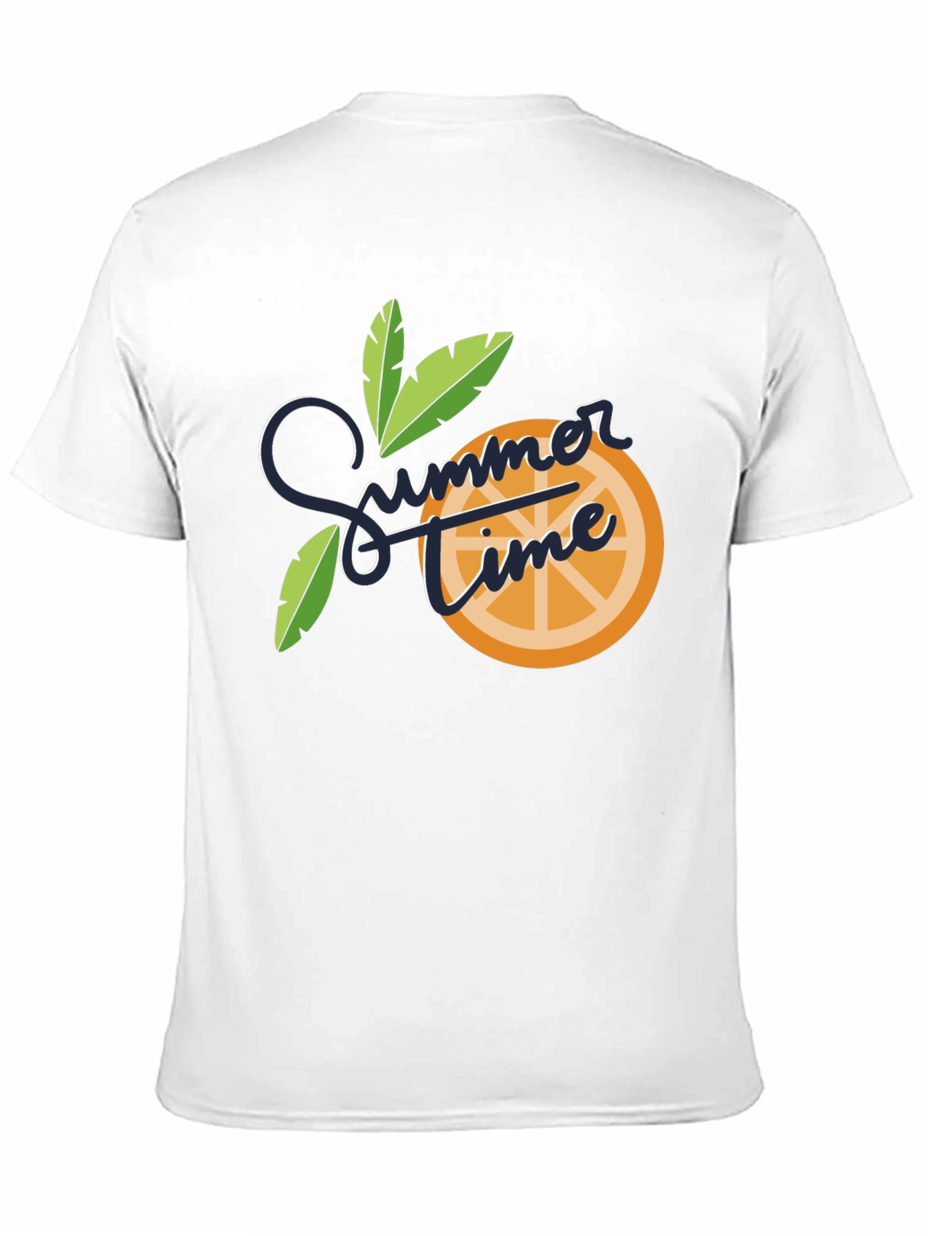 Summer Time Graphic Tee - Black Cotton Blend