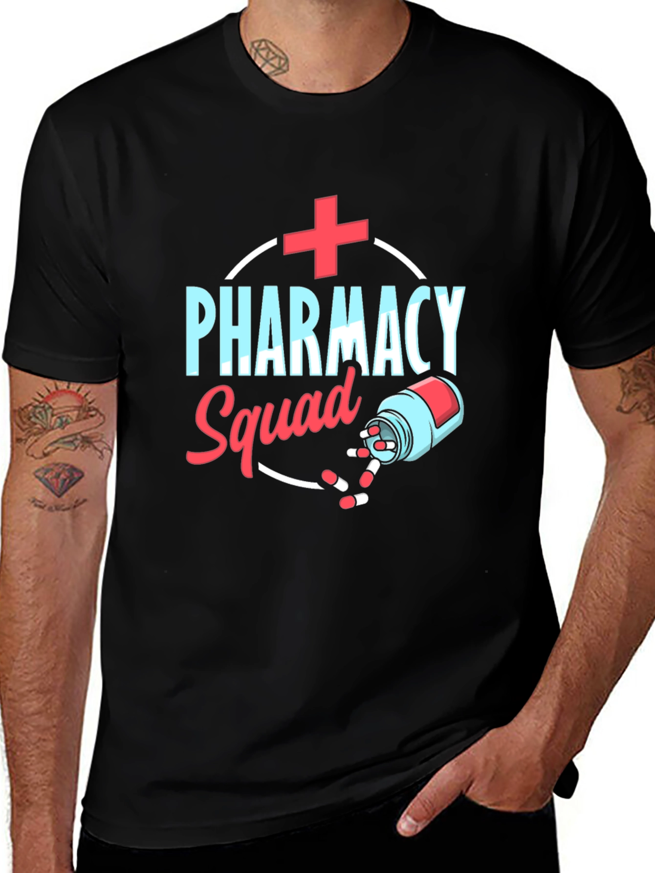 Pharmacy Squad Graphic T-Shirt