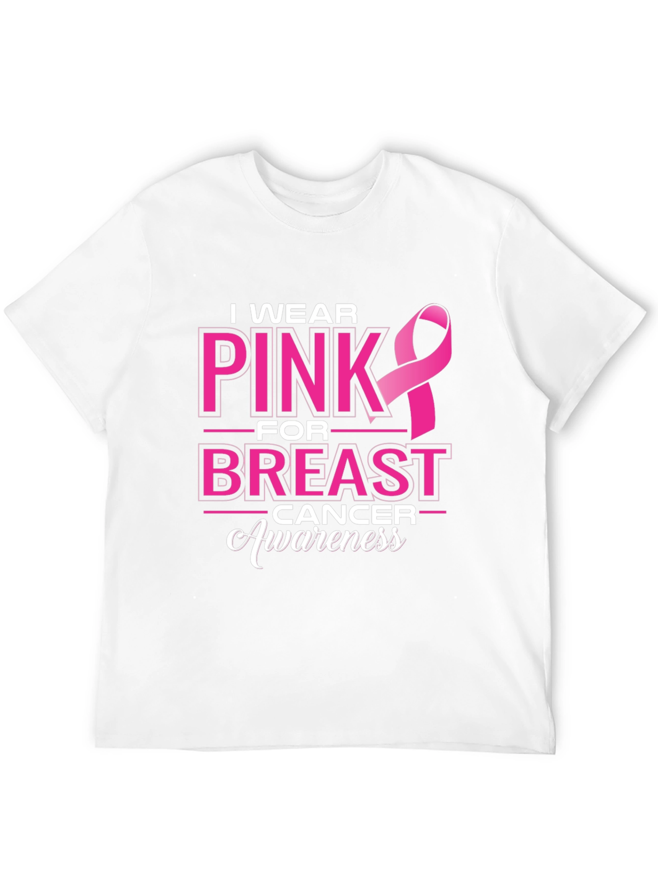 Pink Ribbon Breast Cancer Awareness T-Shirt