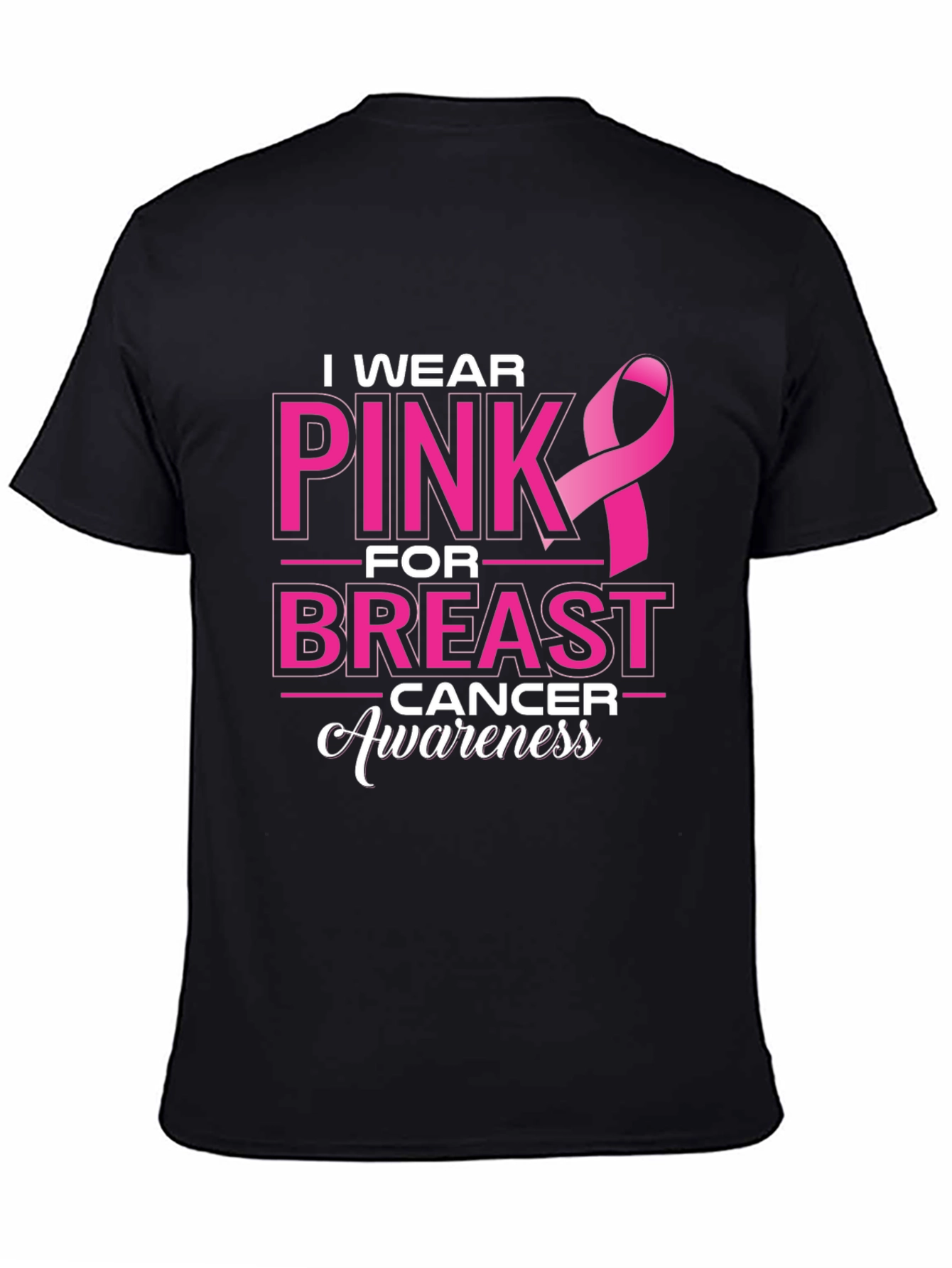 Pink Ribbon Breast Cancer Awareness T-Shirt