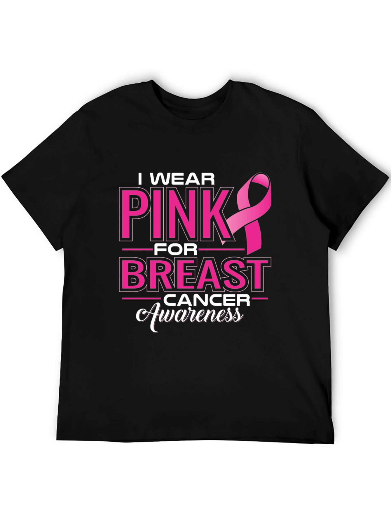 Pink Ribbon Breast Cancer Awareness T-Shirt