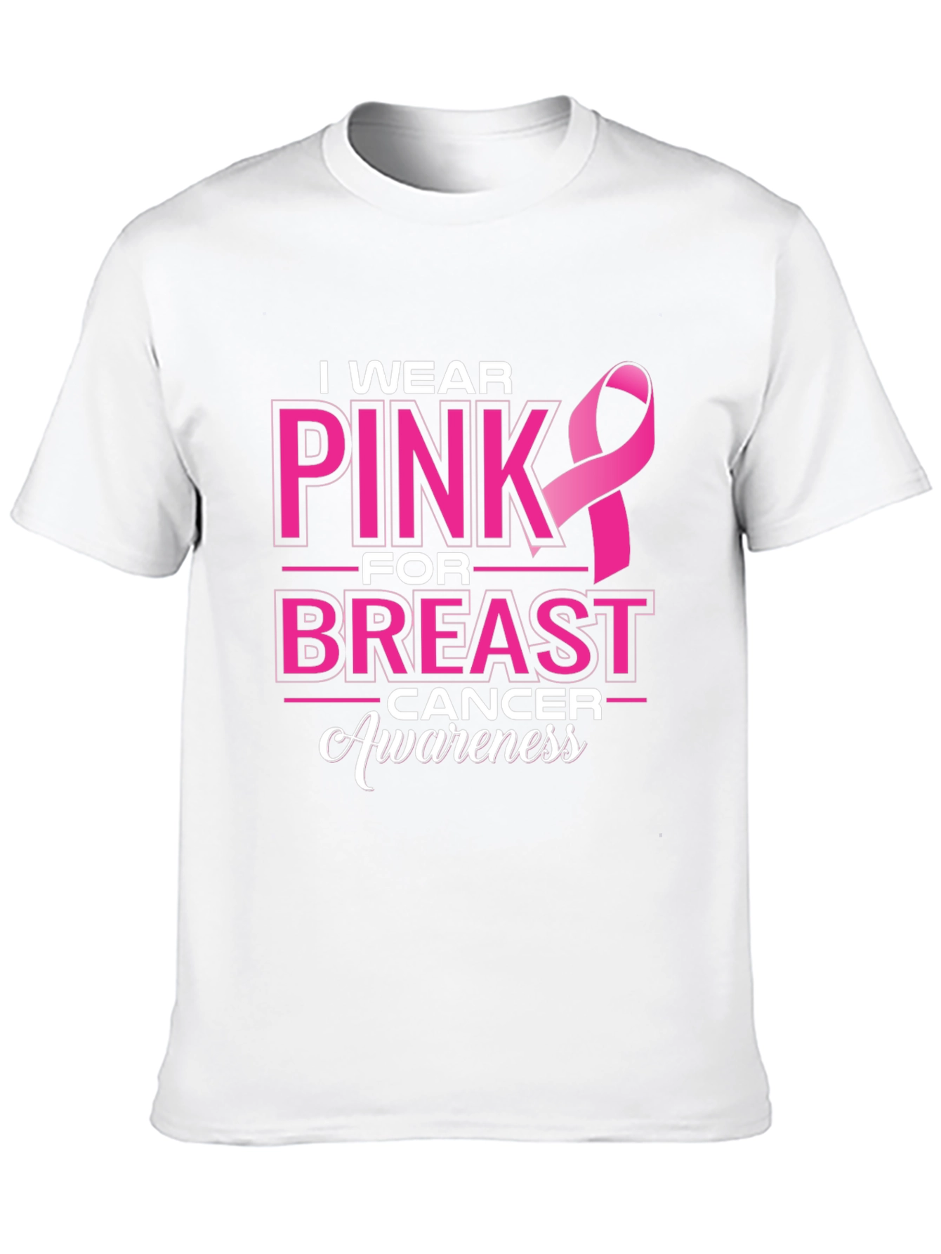 Pink Ribbon Breast Cancer Awareness T-Shirt