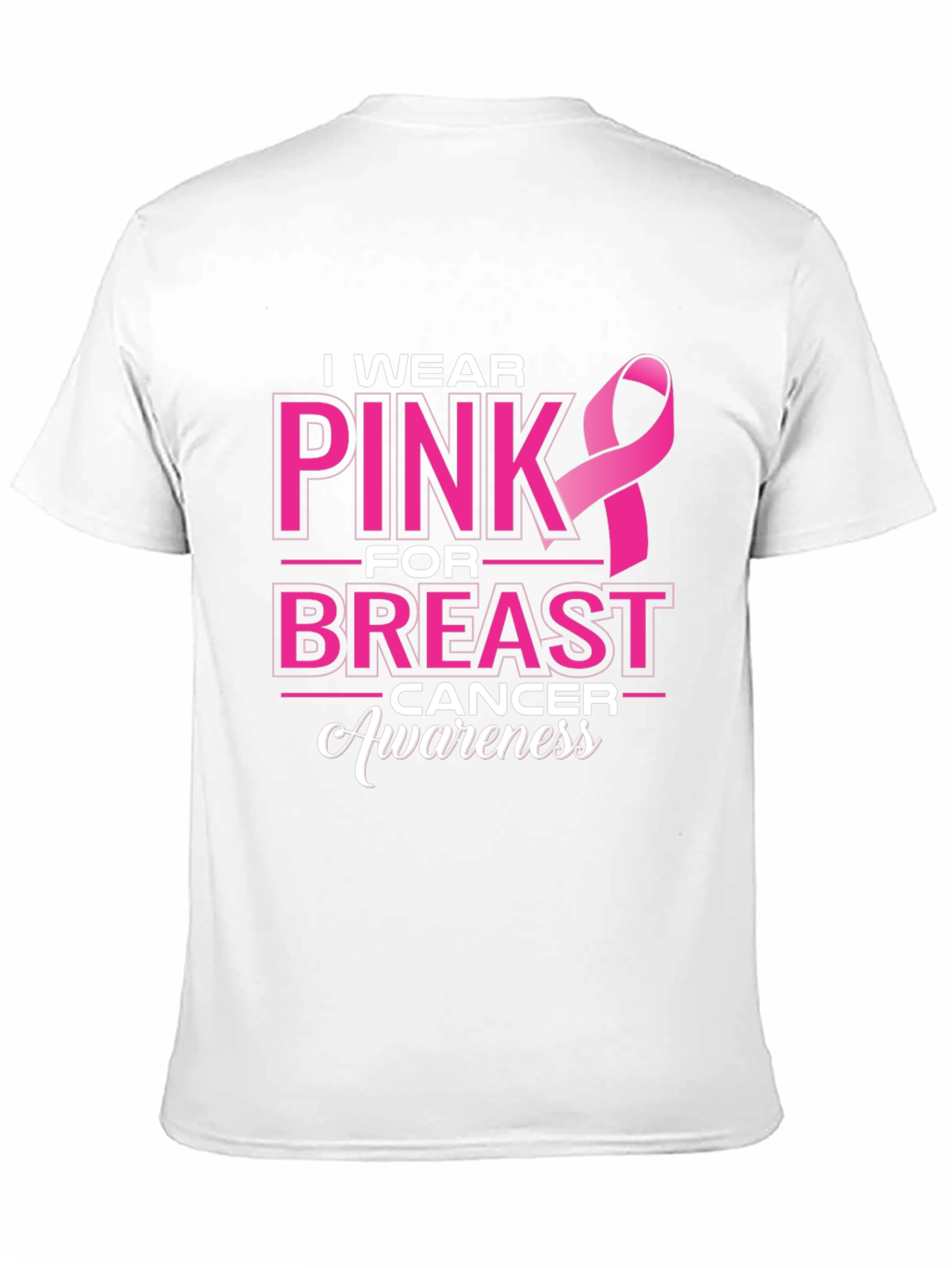 Pink Ribbon Breast Cancer Awareness T-Shirt