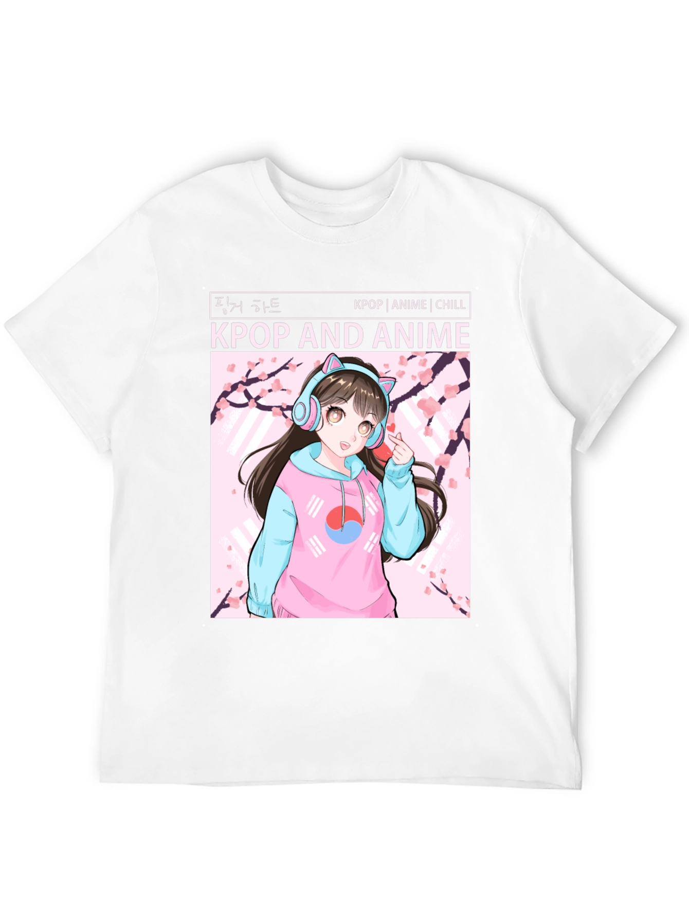 Kpop and Anime Graphic T-Shirt