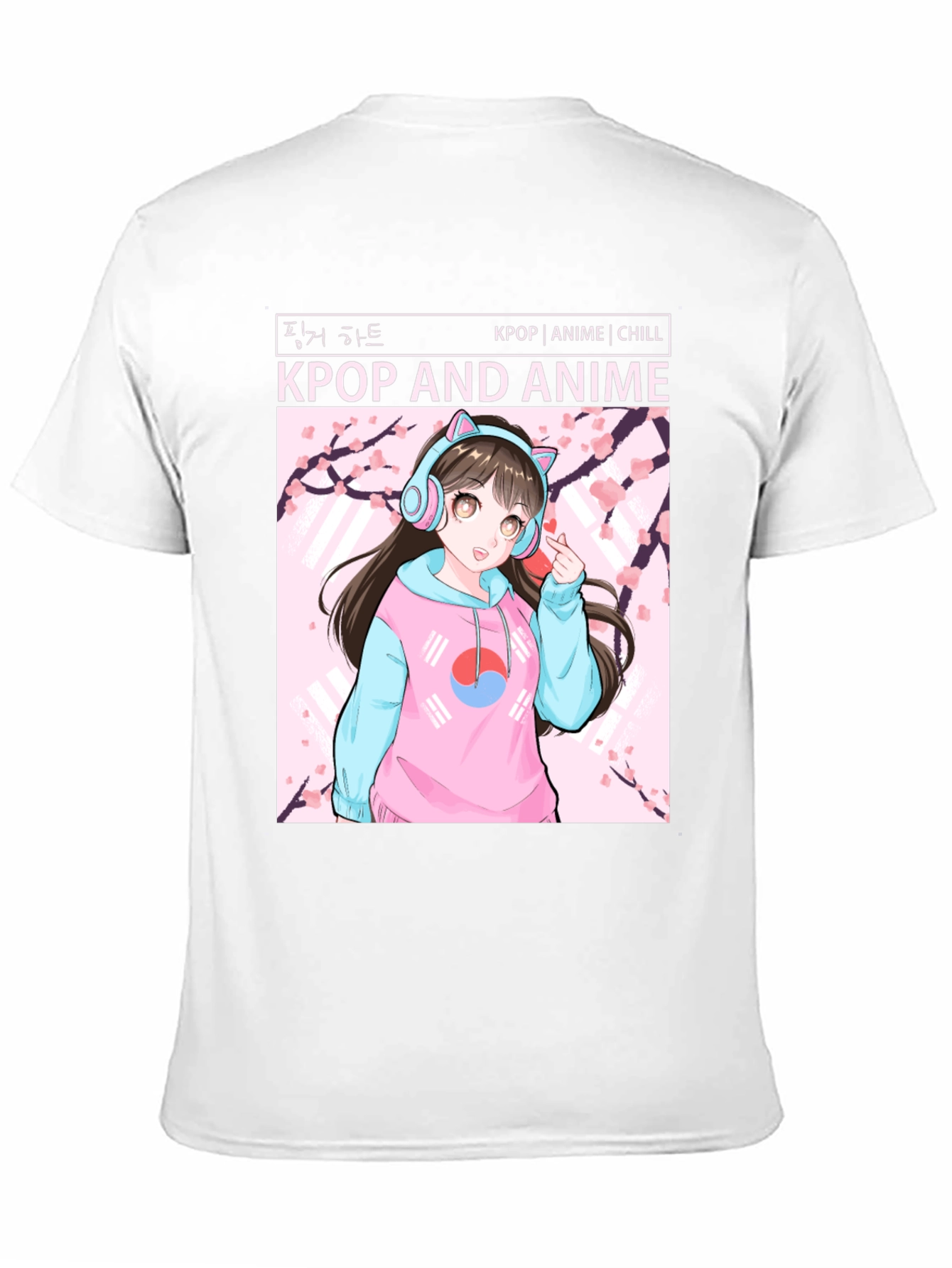 Kpop and Anime Graphic T-Shirt