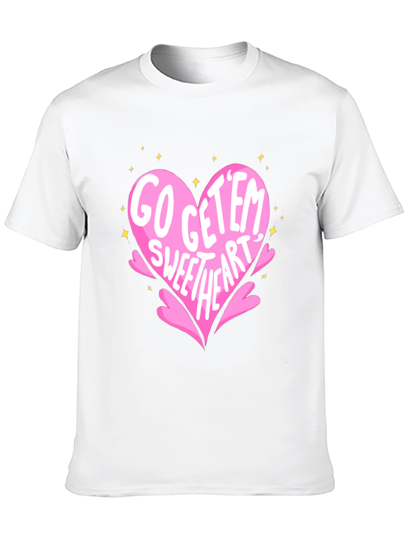 Go Get Em Sweetheart Heart Tee
