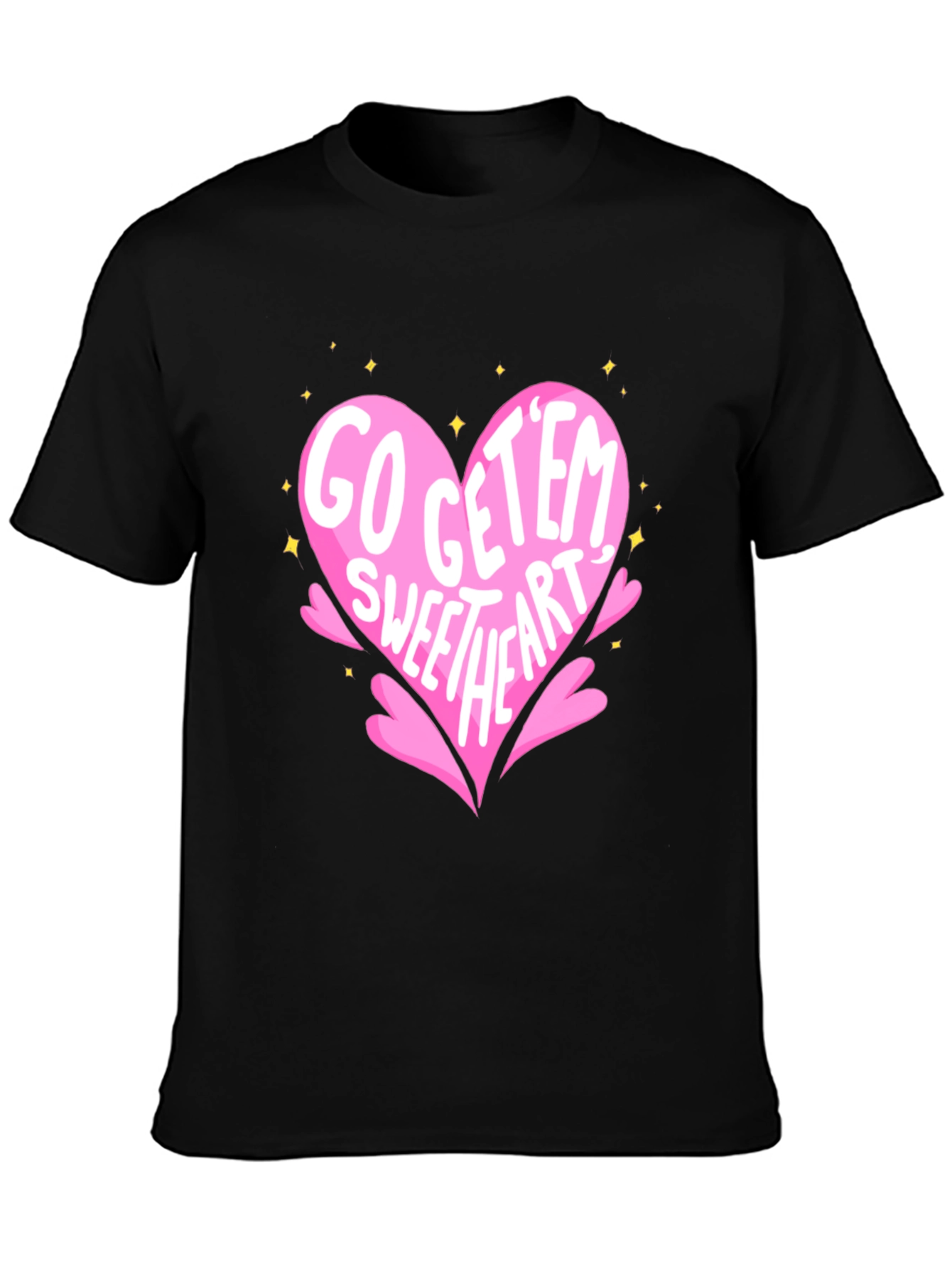 Go Get Em Sweetheart Heart Tee