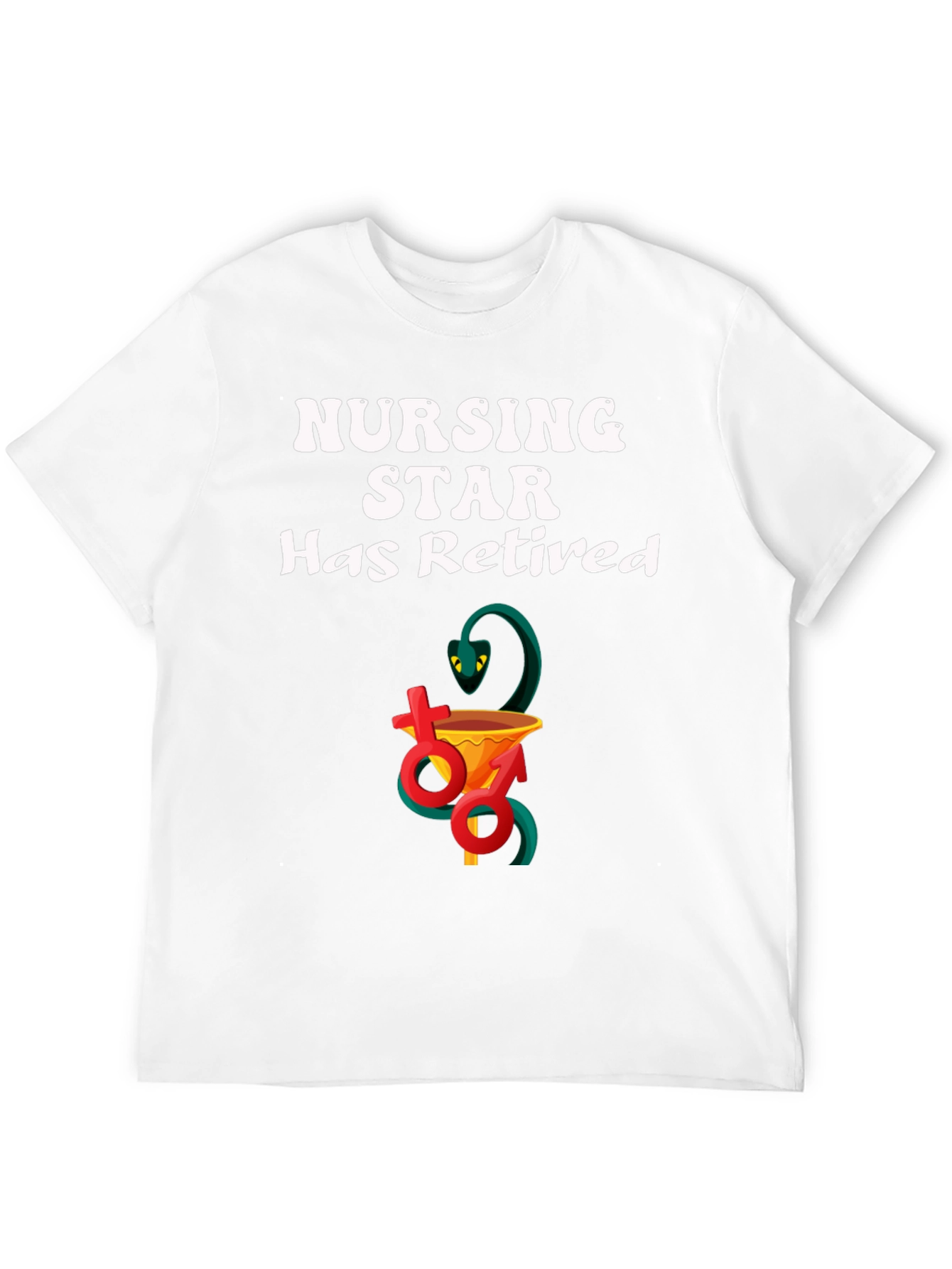 Retired Nursing Star T-Shirt