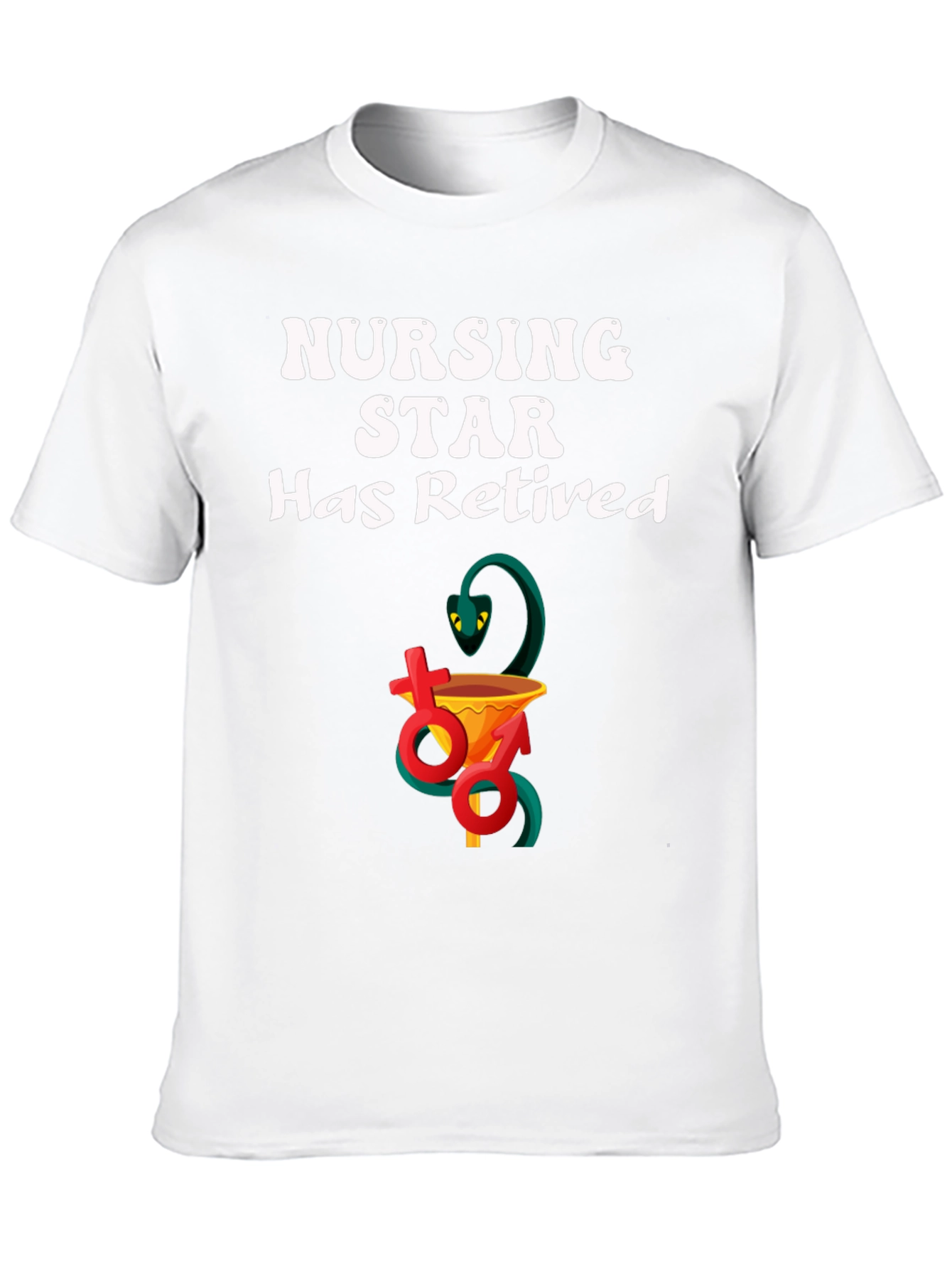 Retired Nursing Star T-Shirt
