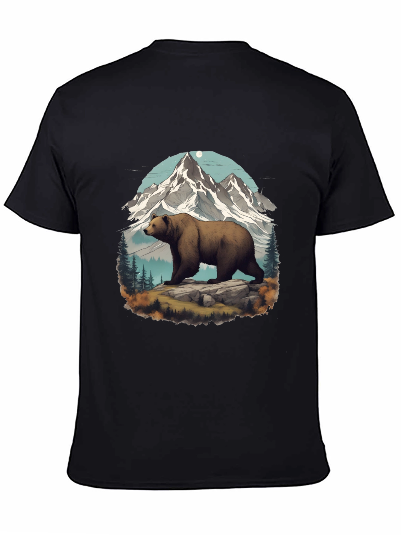 Bear & Mountain Graphic Tee