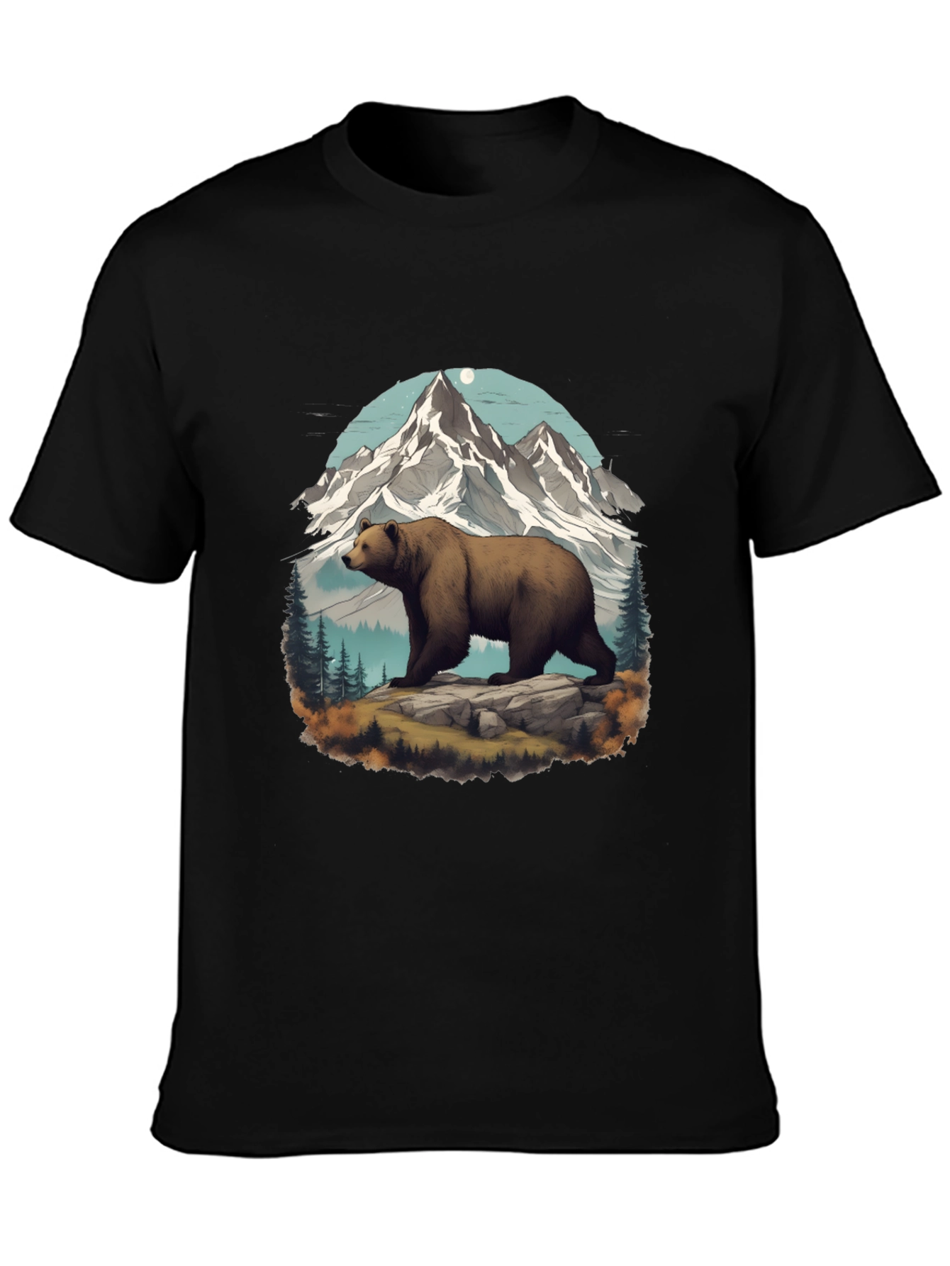 Bear & Mountain Graphic Tee