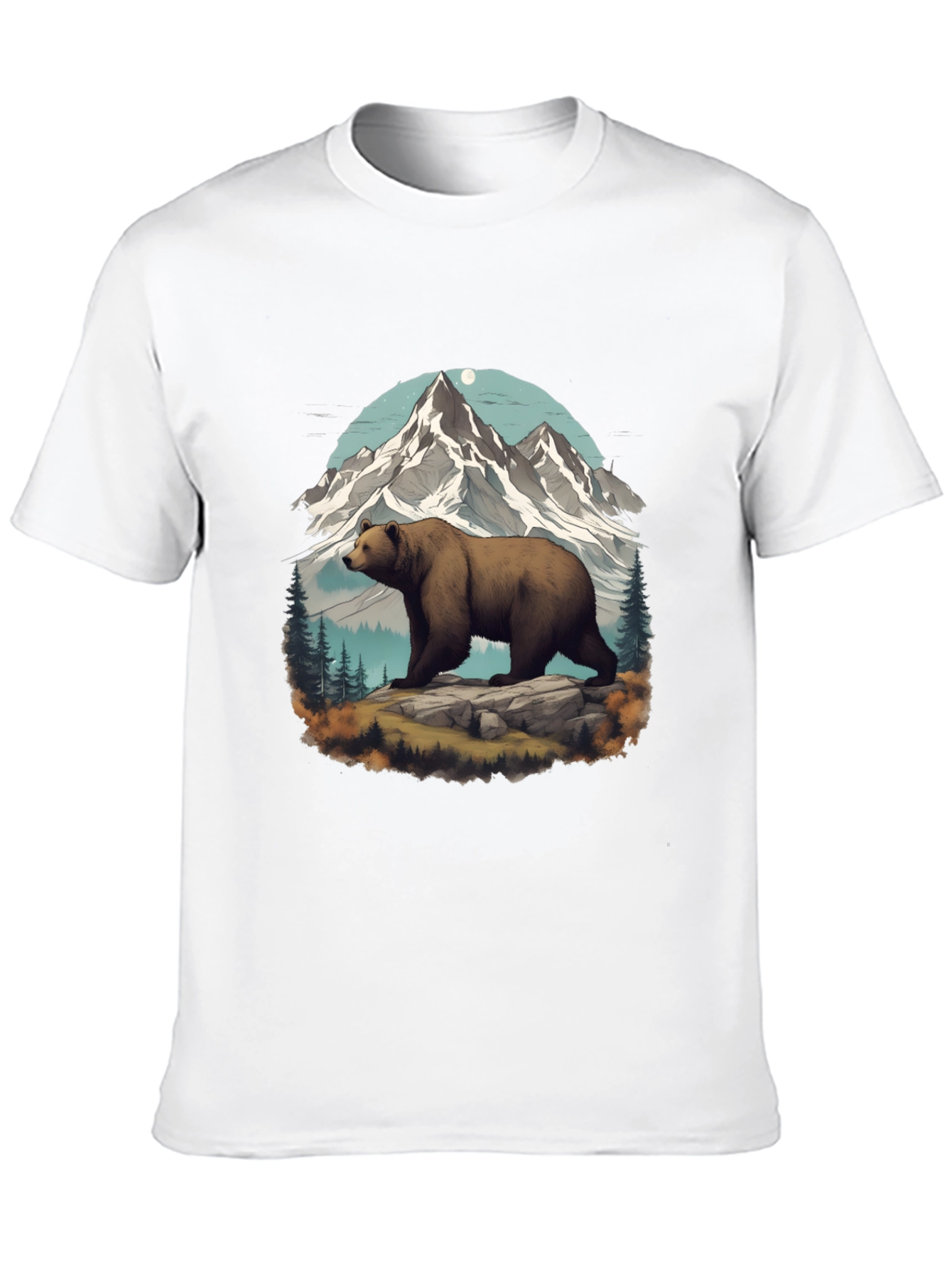Bear & Mountain Graphic Tee