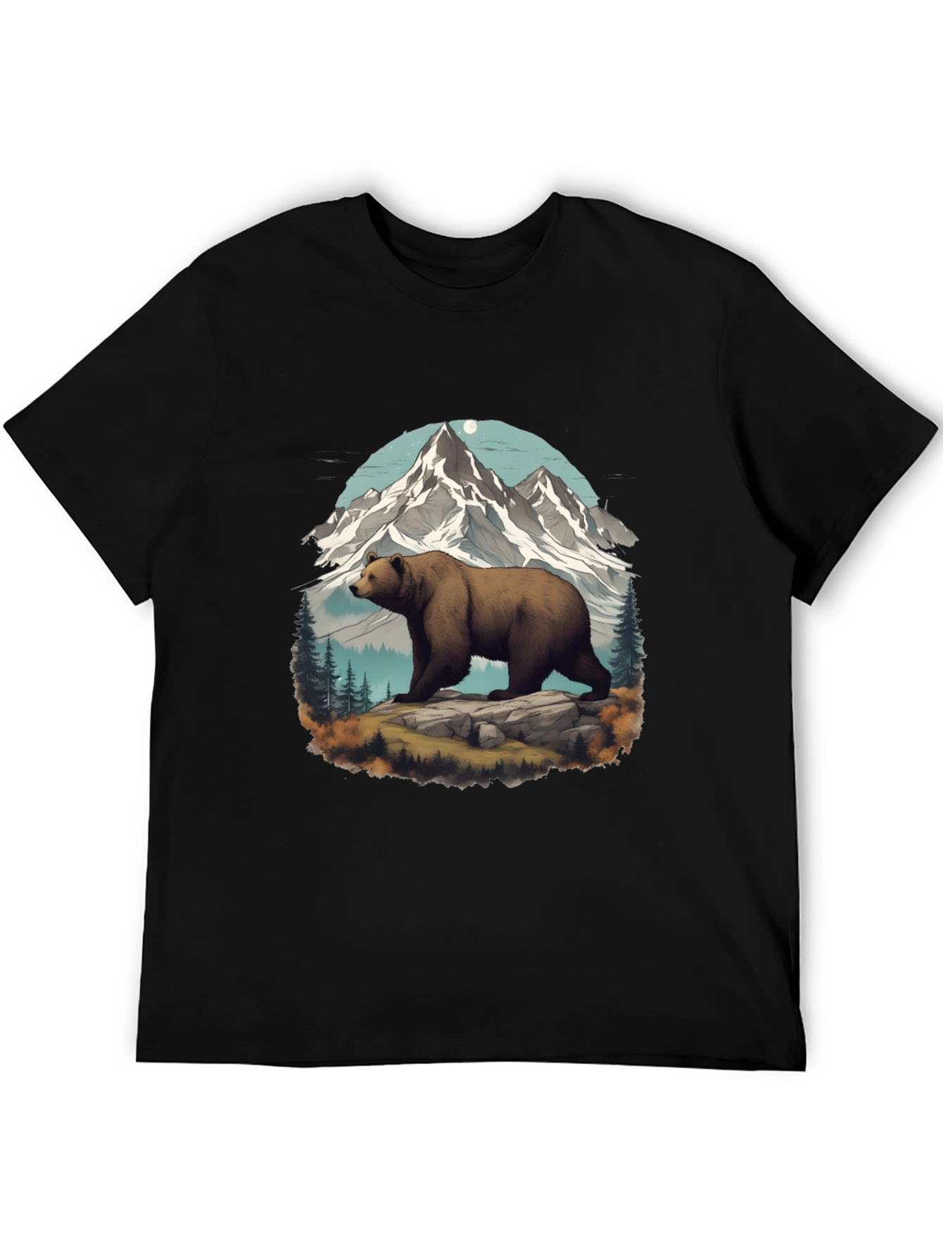 Bear & Mountain Graphic Tee