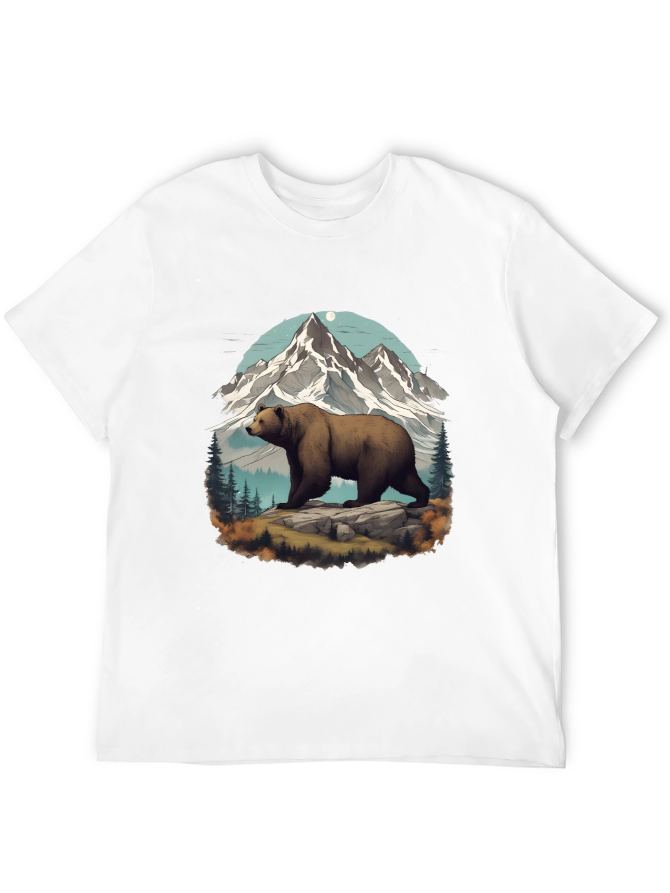 Bear & Mountain Graphic Tee