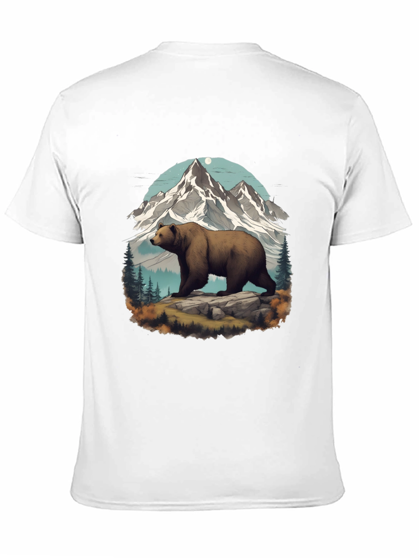 Bear & Mountain Graphic Tee