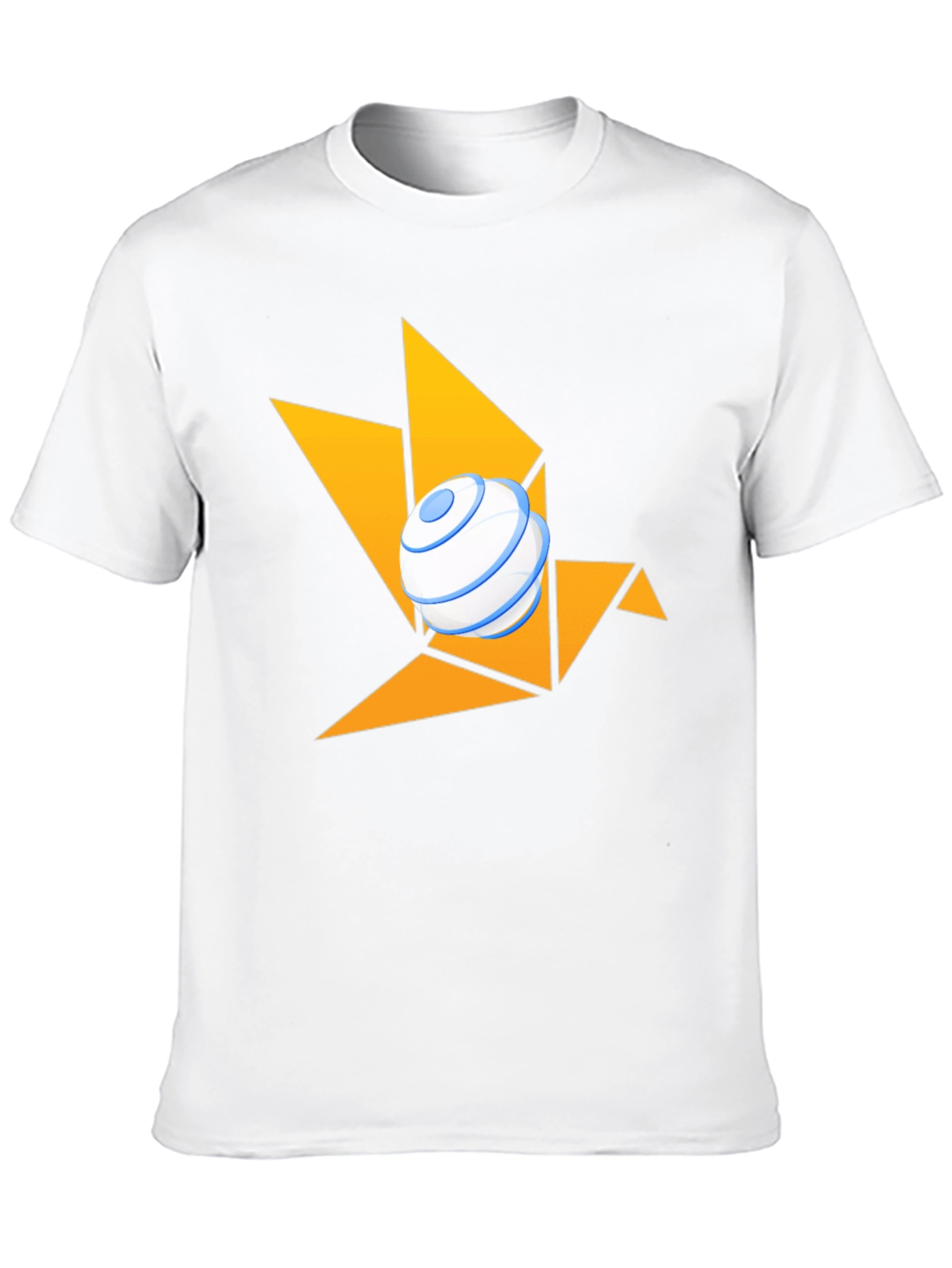 Geometric Bird Tee: Modern & Stylish