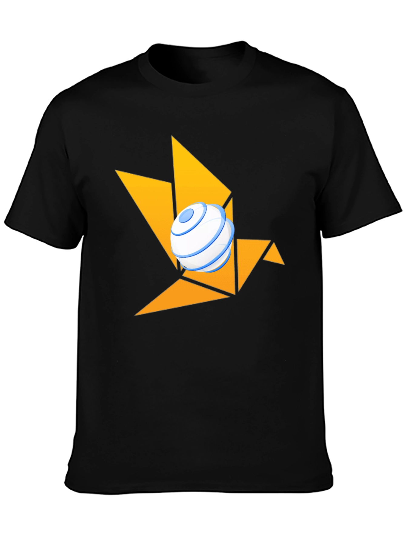 Geometric Bird Tee: Modern & Stylish