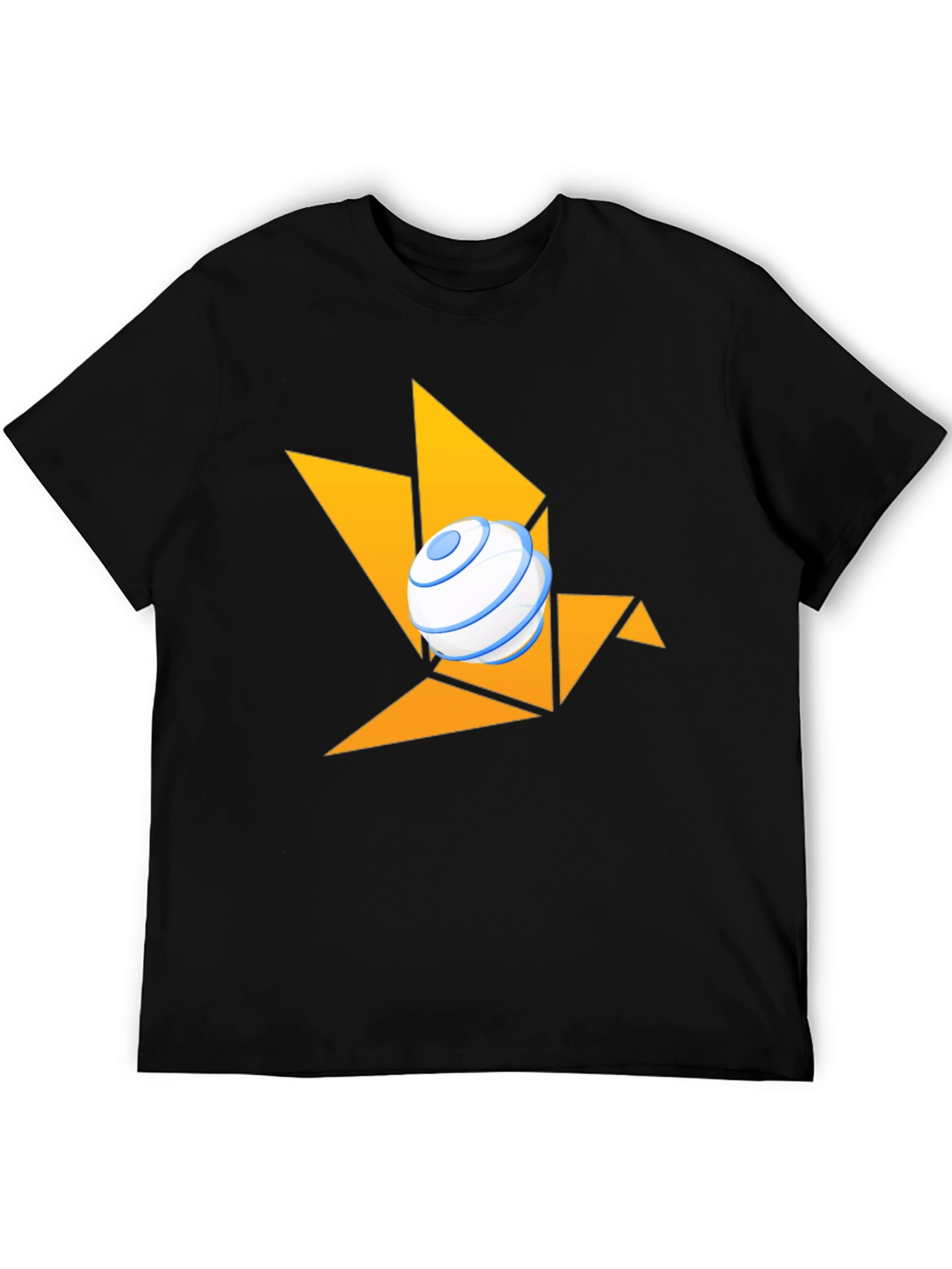 Geometric Bird Tee: Modern & Stylish