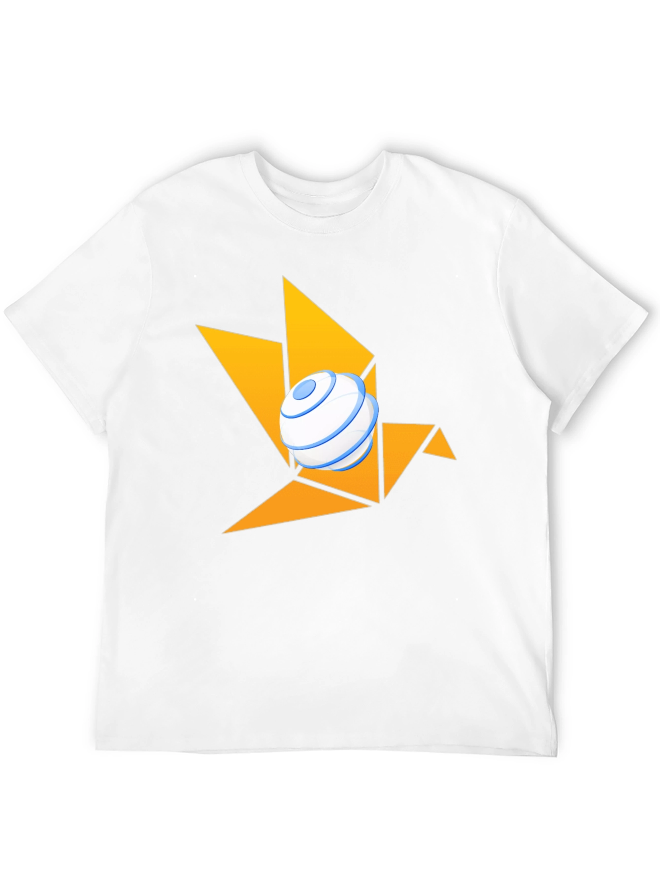 Geometric Bird Tee: Modern & Stylish
