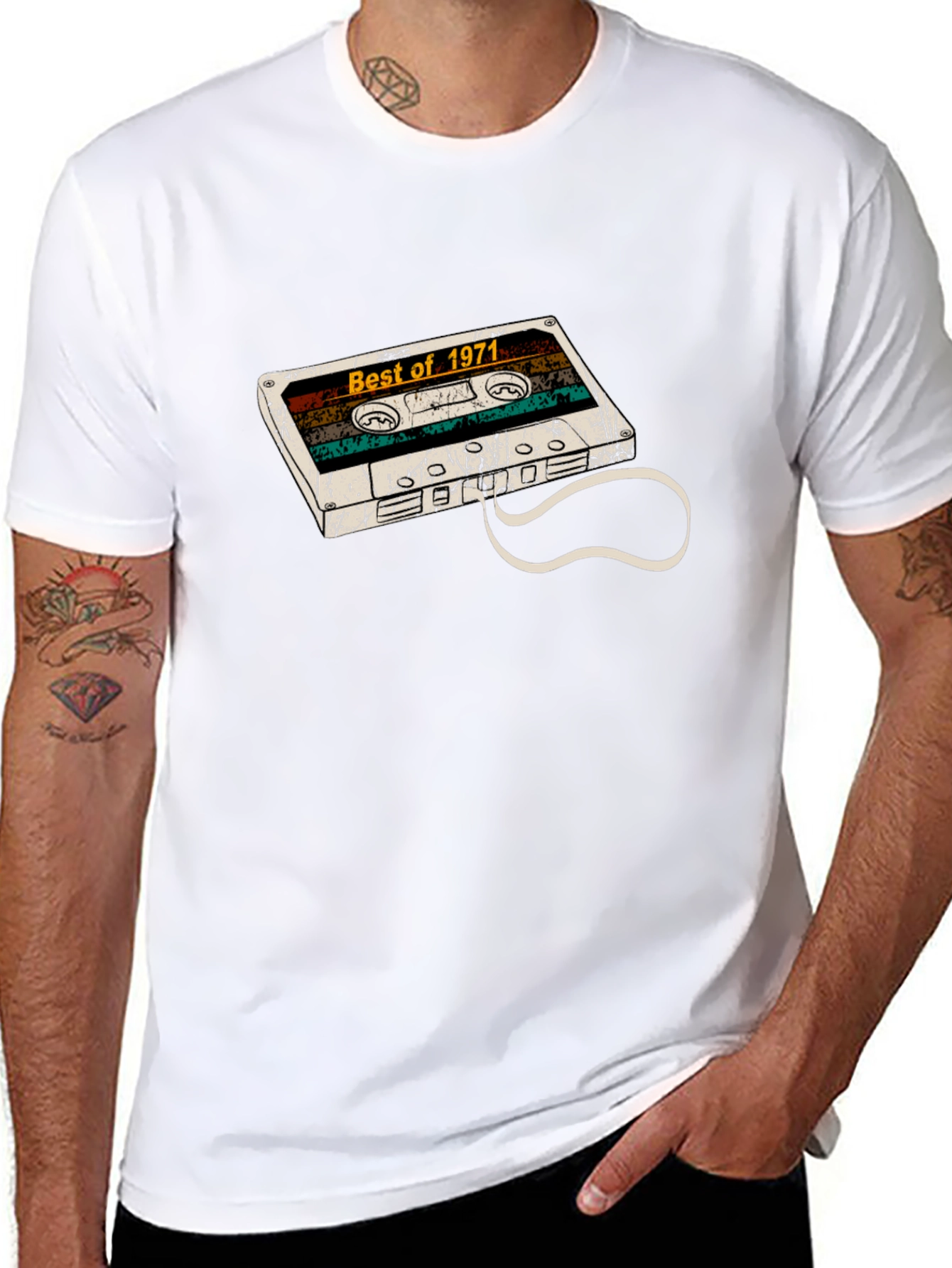 Best of 1971 Cassette Tape Graphic T-Shirt