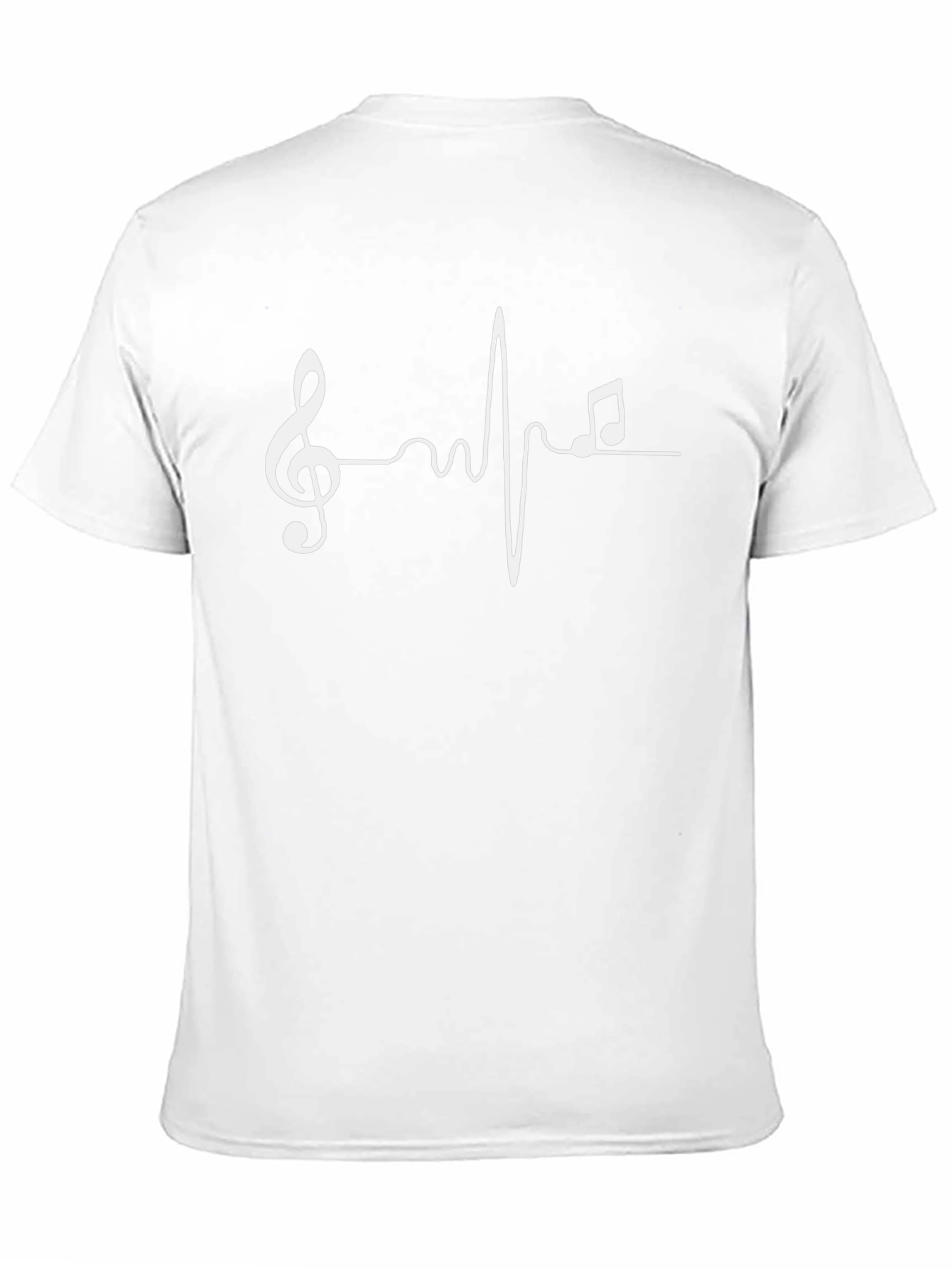 Musical Heartbeat T-Shirt - Black