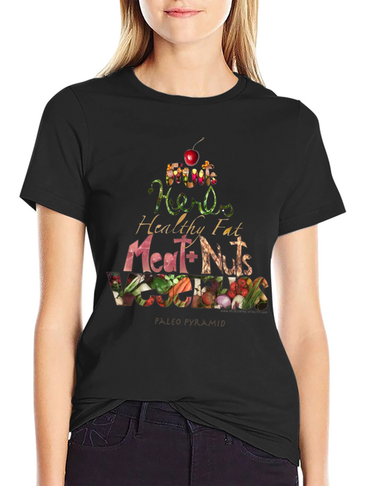 Paleo Pyramid T-Shirt - Eat Healthy!