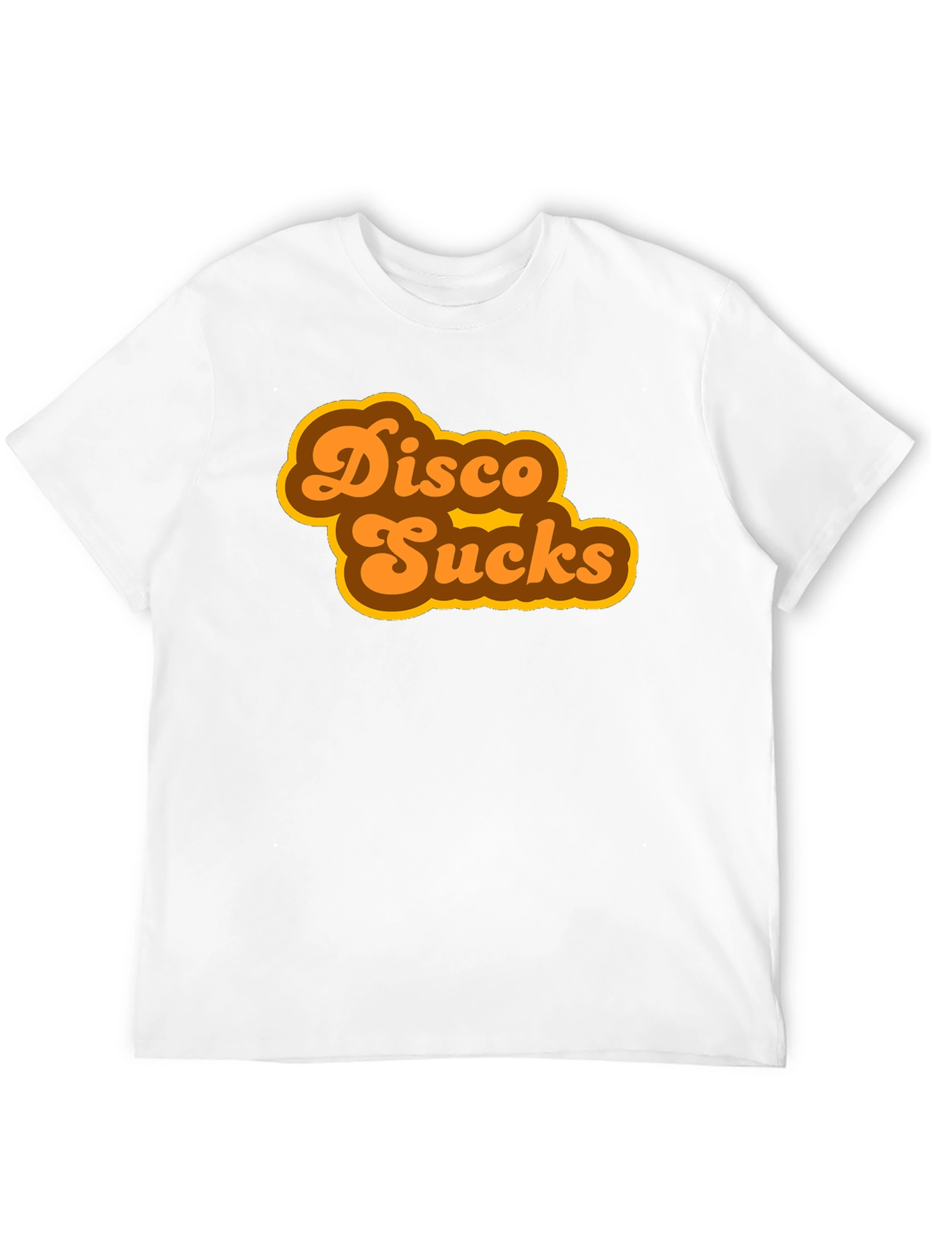 Disco Sucks Retro Style Black T-Shirt