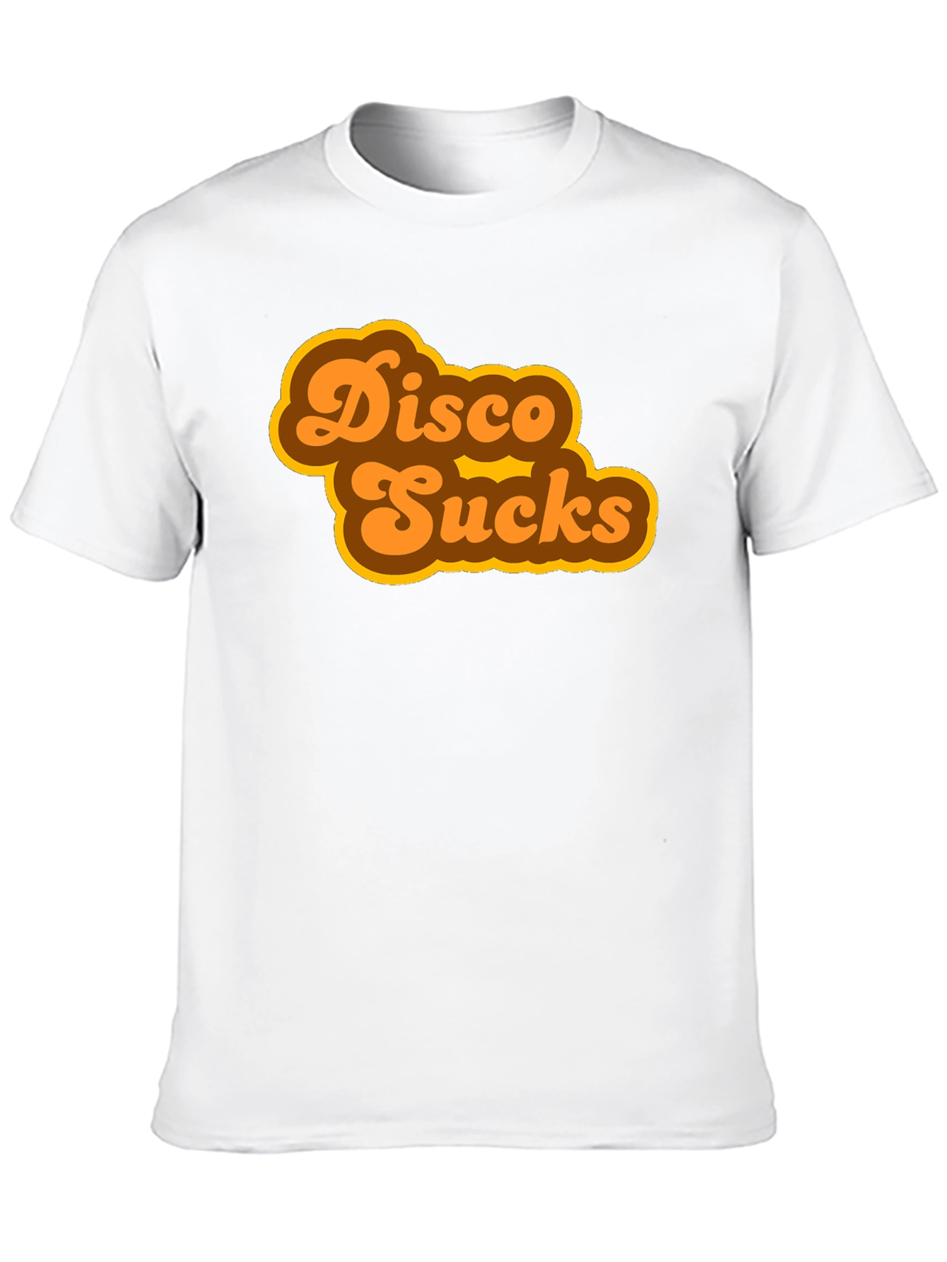 Disco Sucks Retro Style Black T-Shirt