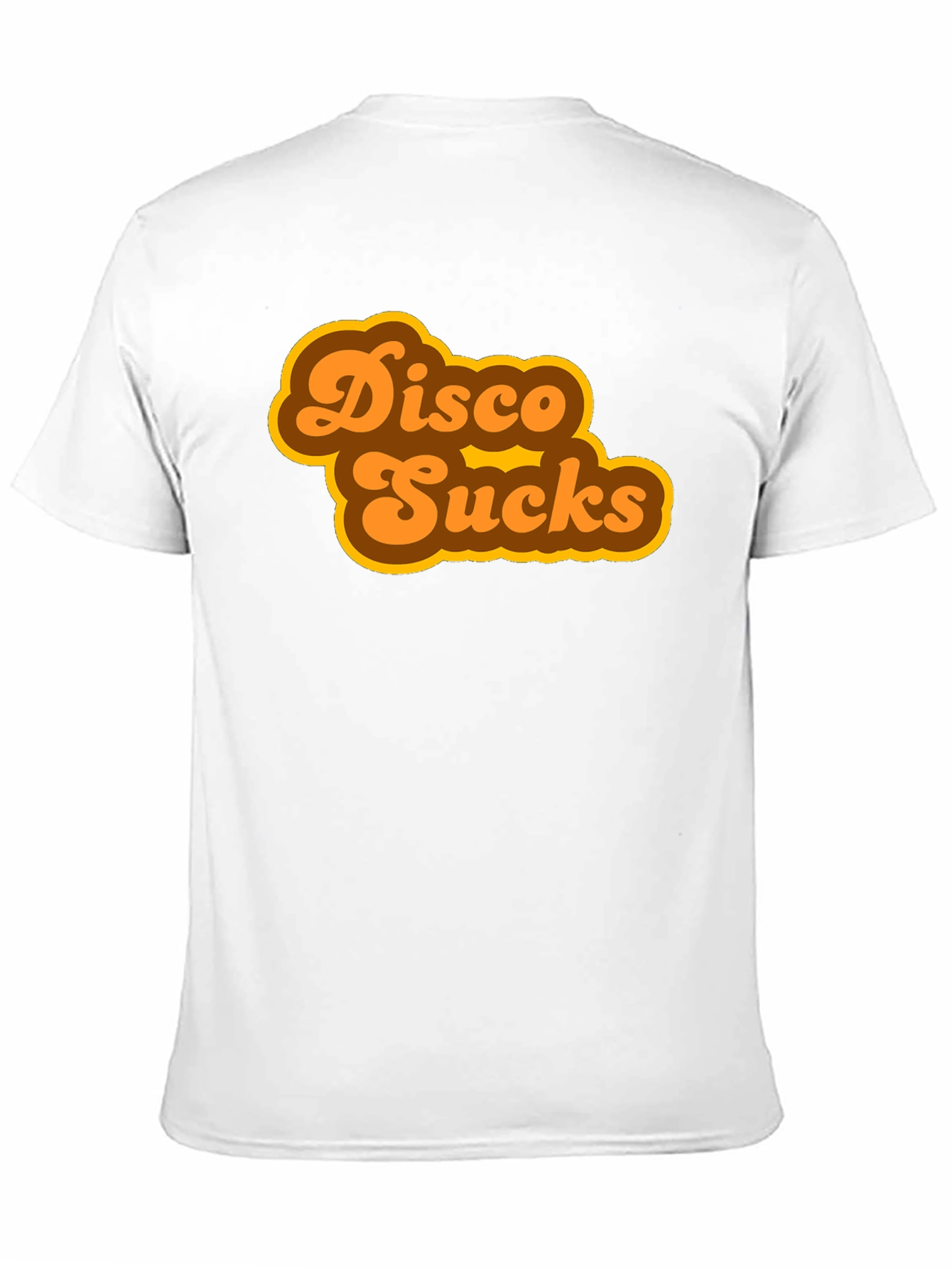 Disco Sucks Retro Style Black T-Shirt