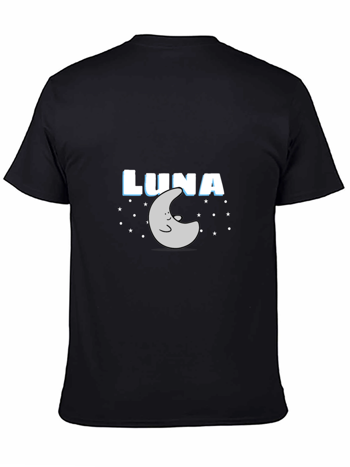 Luna Moon & Stars Graphic Tee - Black