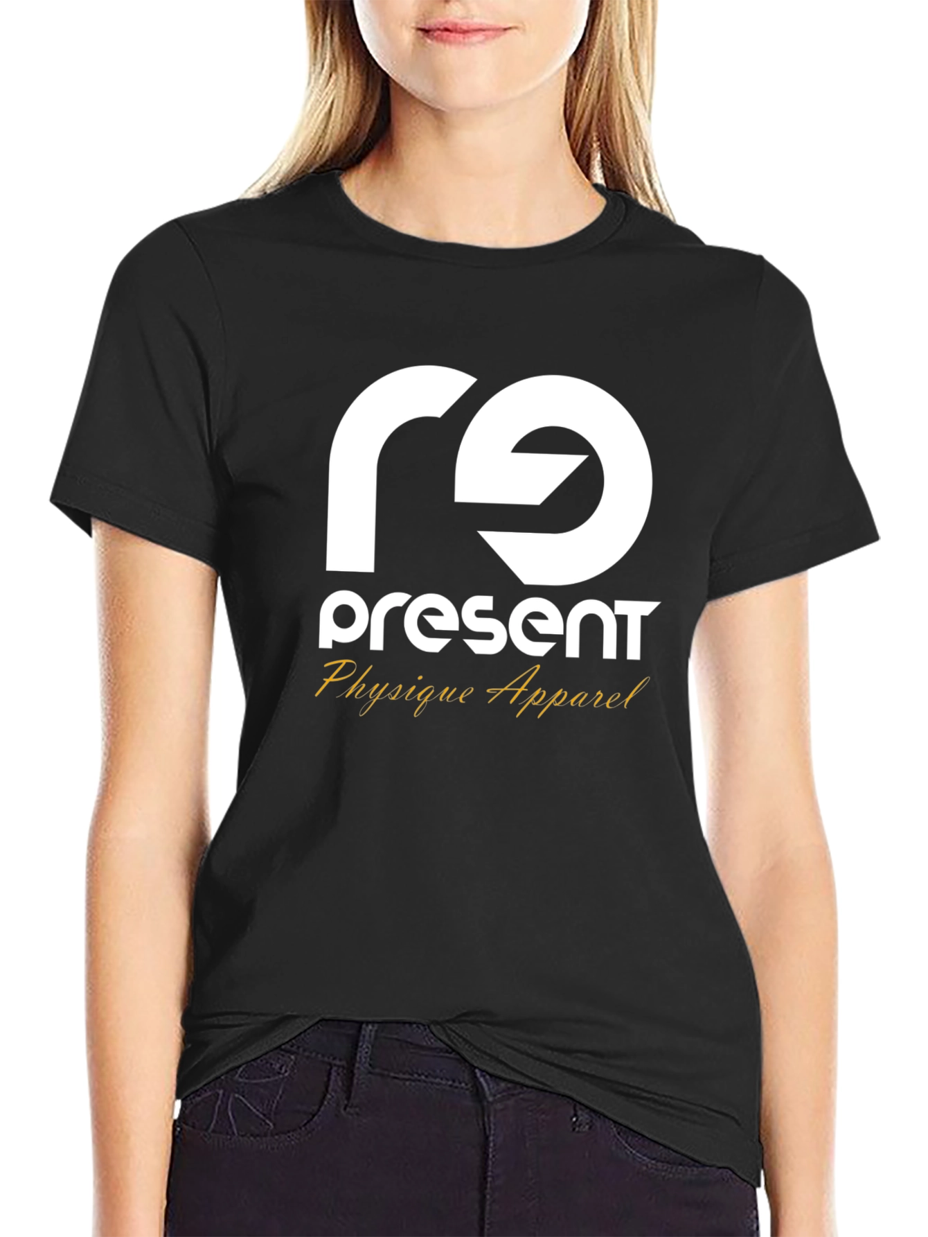 re Present Physique Apparel Black T-Shirt
