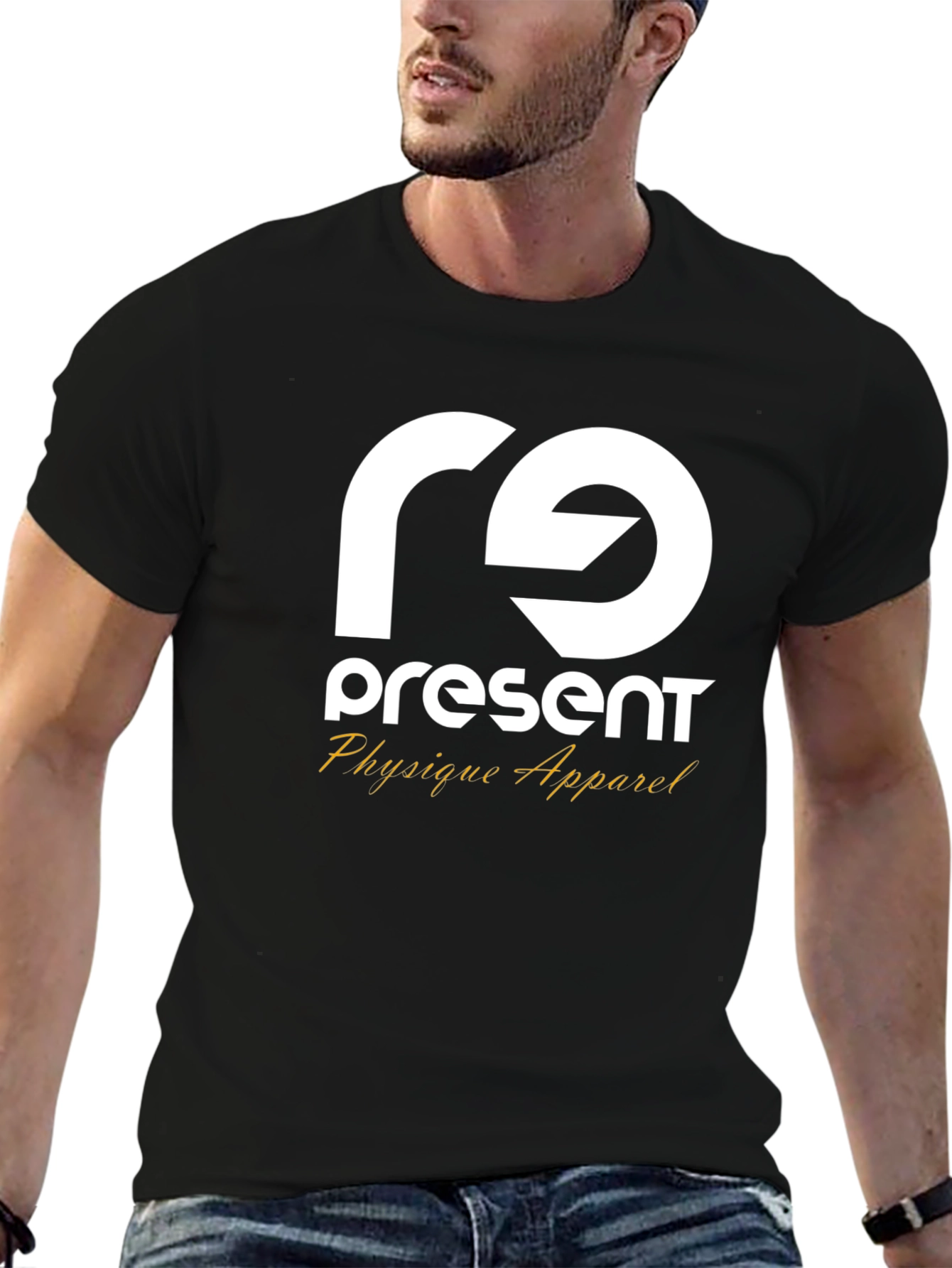re Present Physique Apparel Black T-Shirt