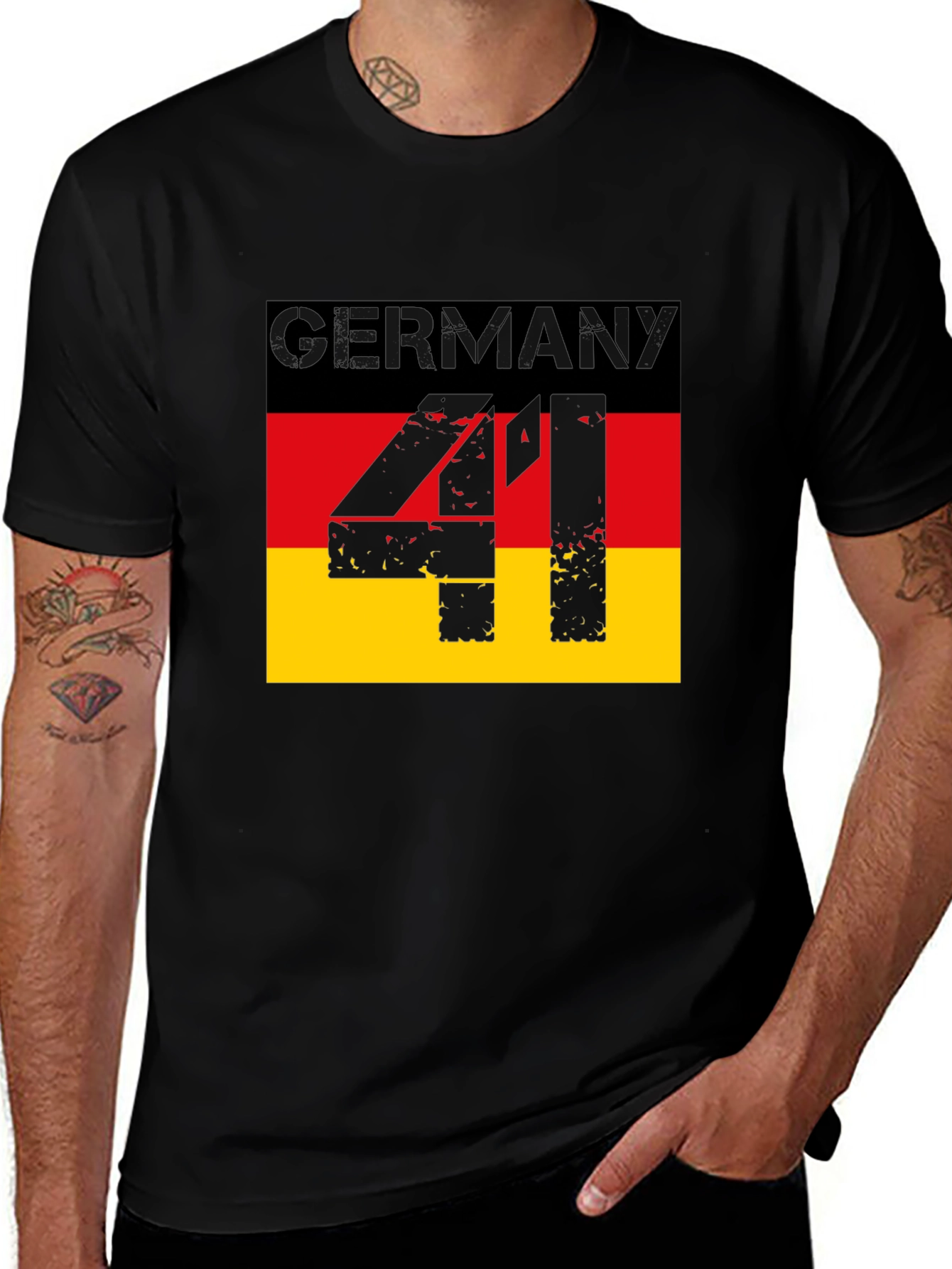 Germany 41 T-Shirt - Black