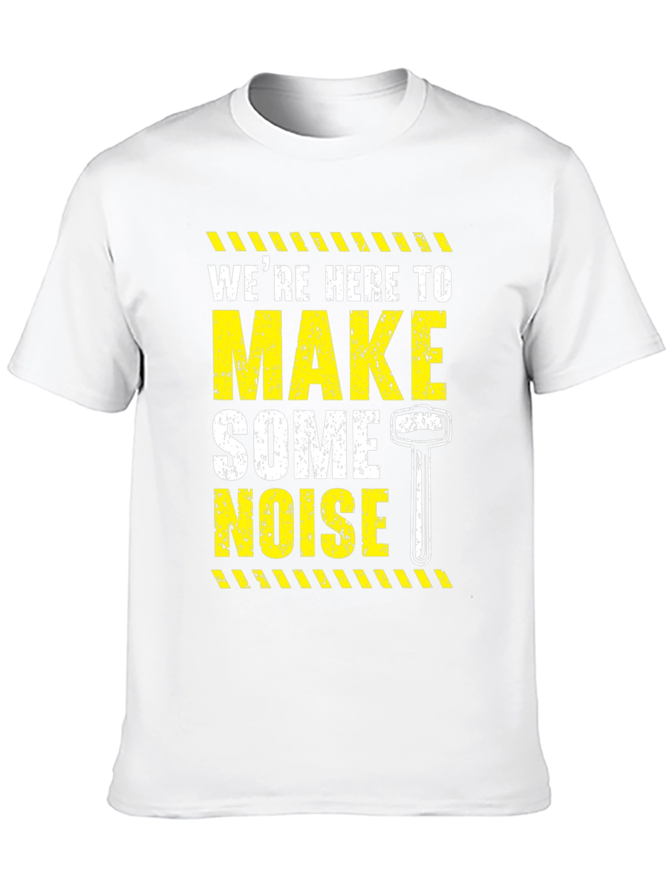 Make Some Noise Black Graphic Tee