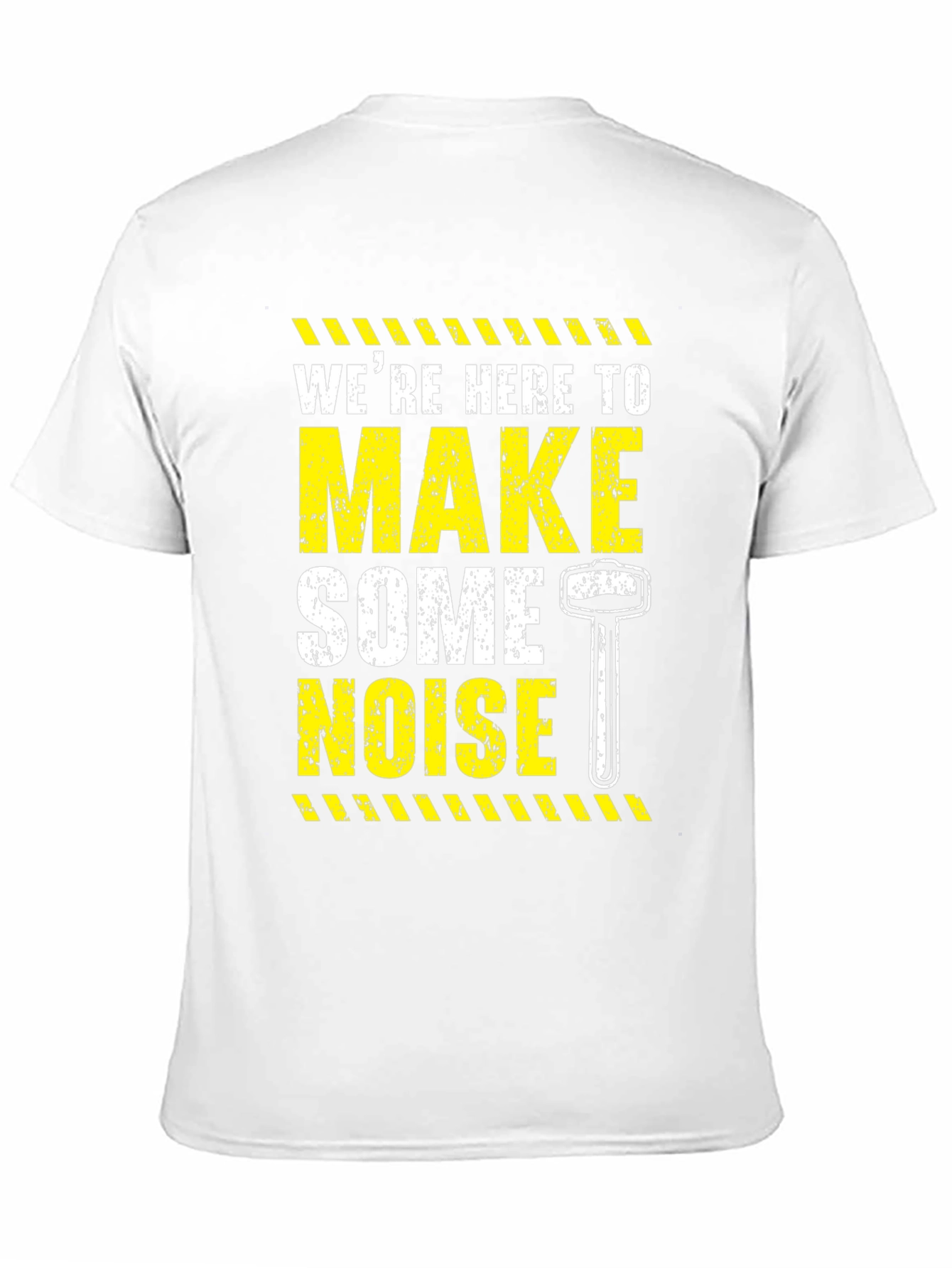 Make Some Noise Black Graphic Tee