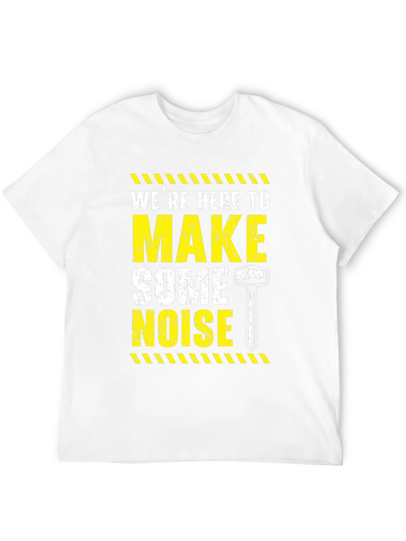 Make Some Noise Black Graphic Tee