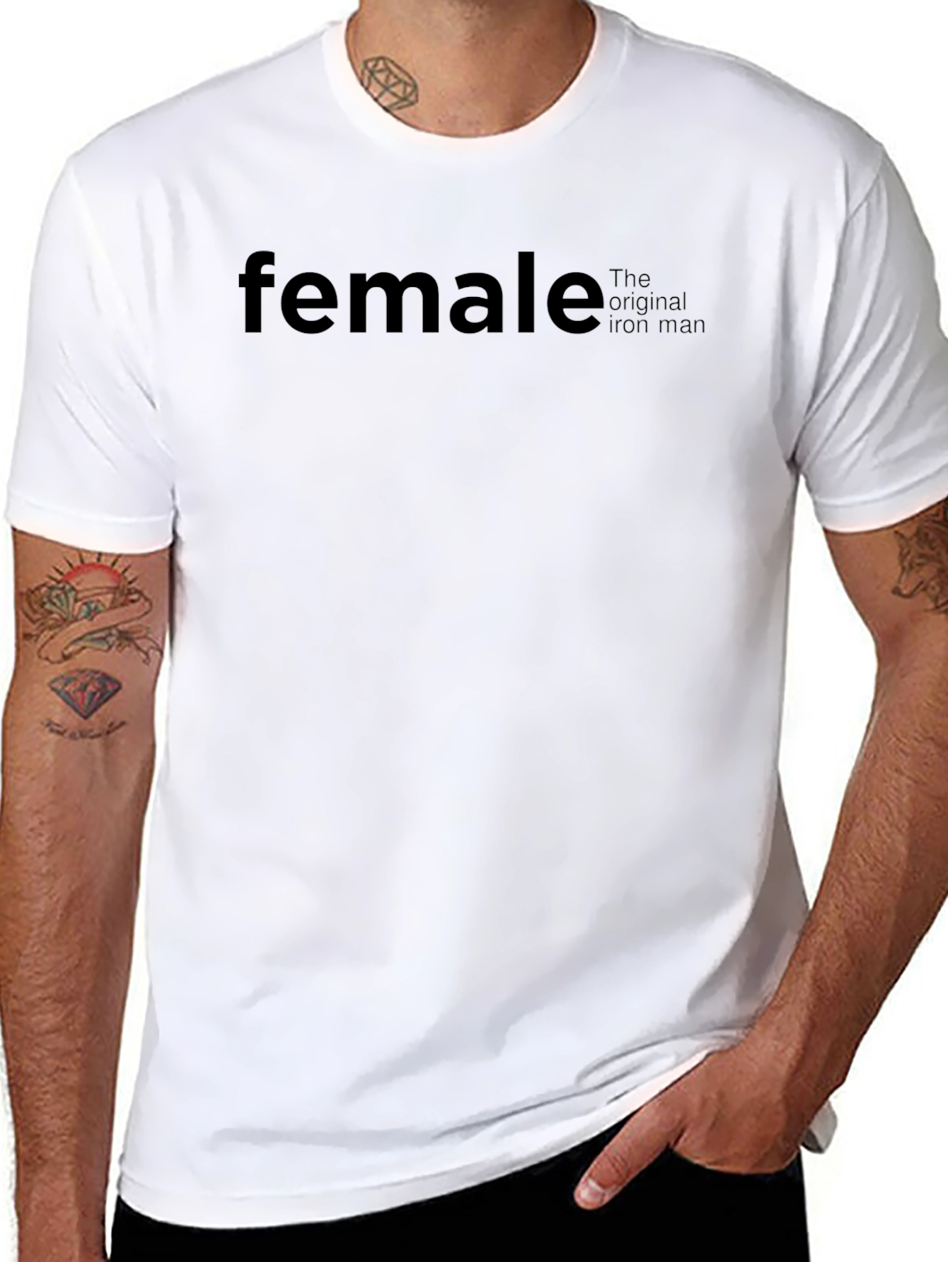 Female Original Iron Man Graphic T-Shirt