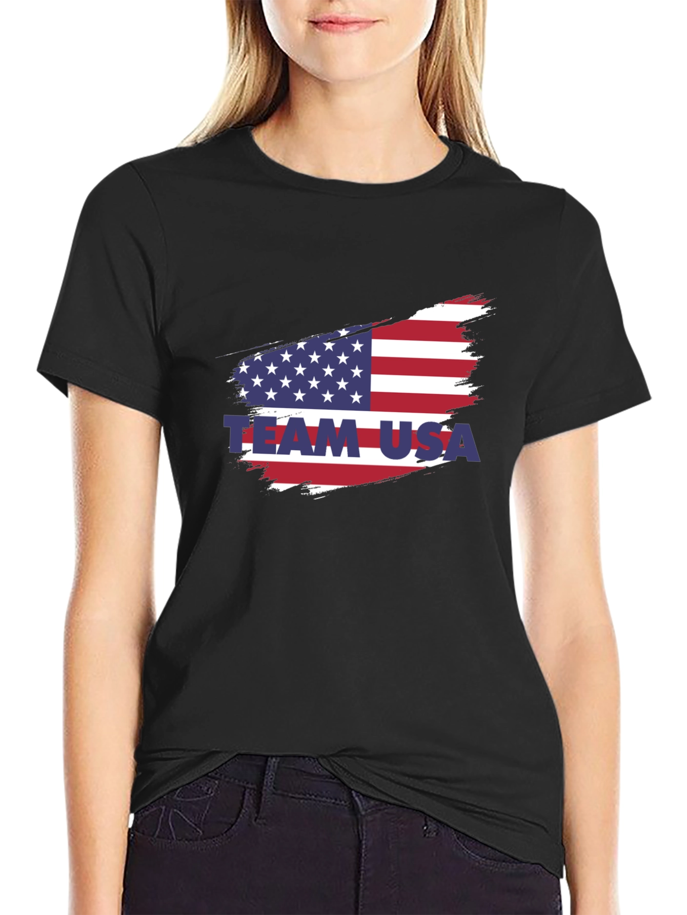 Team USA American Flag Graphic T-Shirt