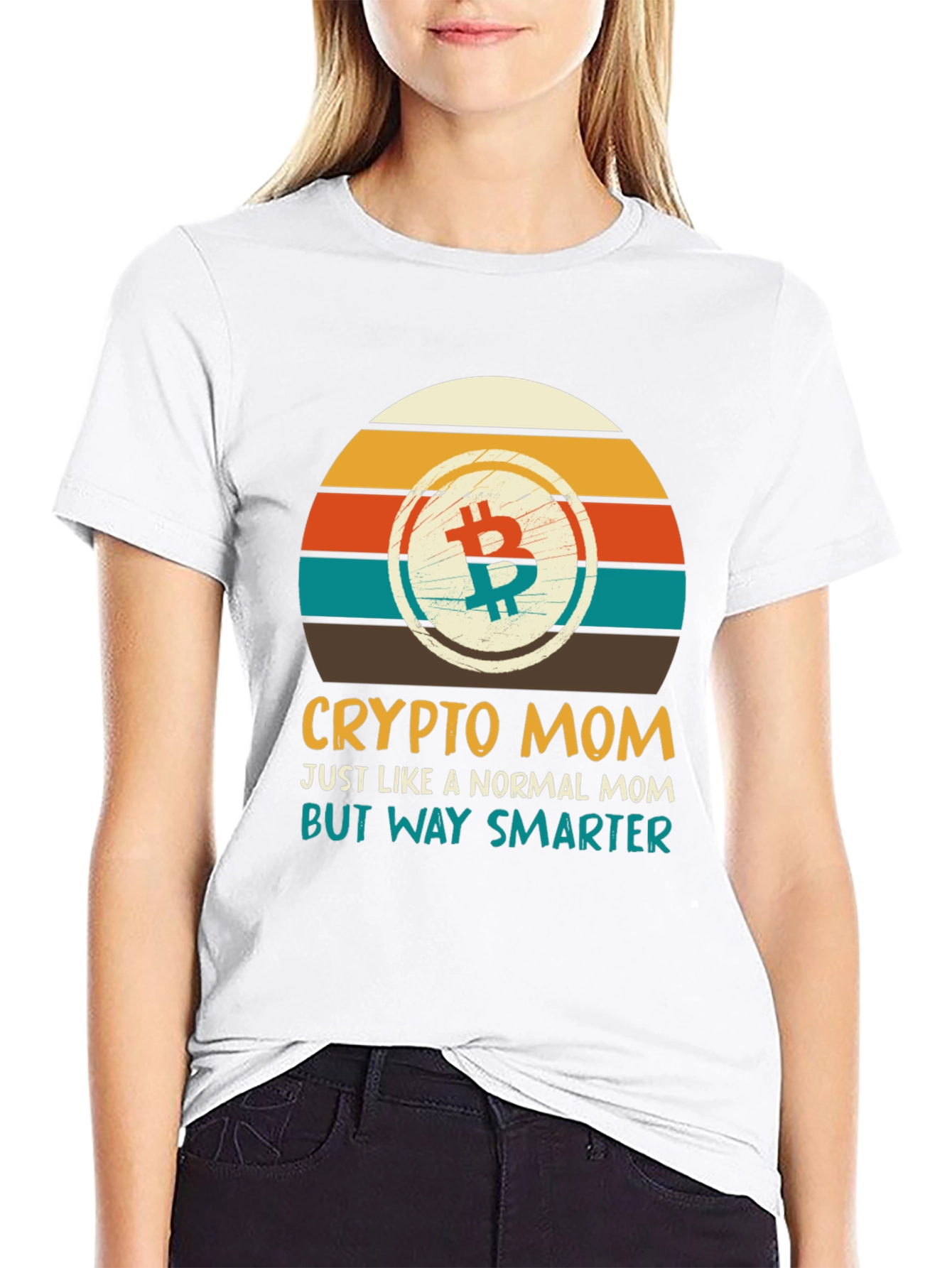 Crypto Mom T-Shirt - Smart Bitcoin Investor