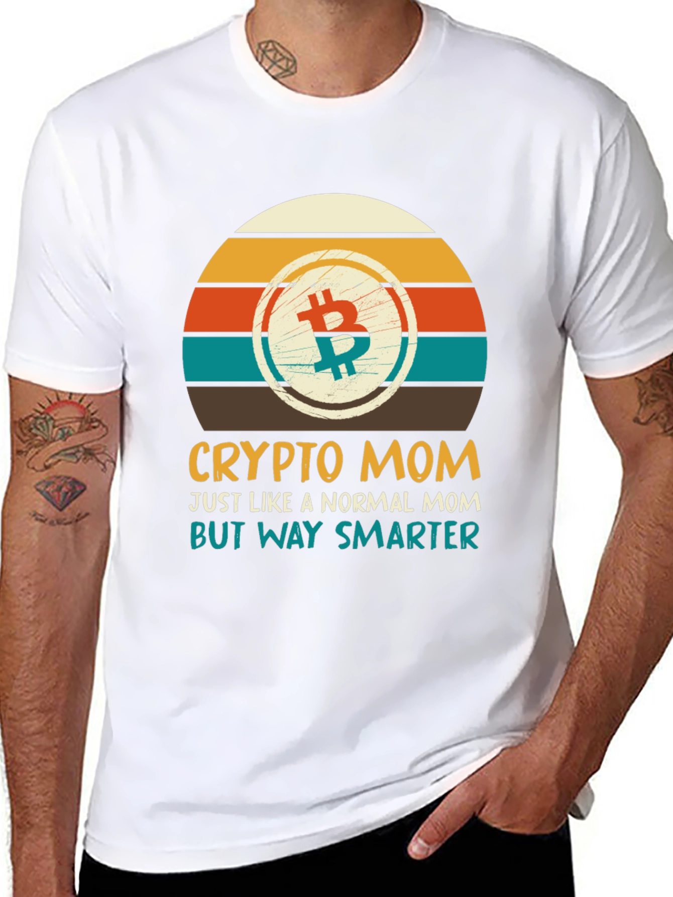 Crypto Mom T-Shirt - Smart Bitcoin Investor