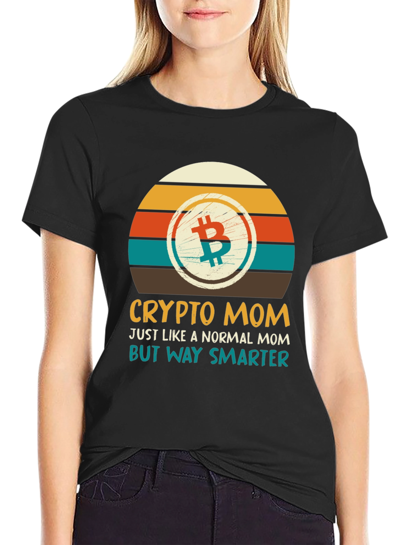 Crypto Mom T-Shirt - Smart Bitcoin Investor