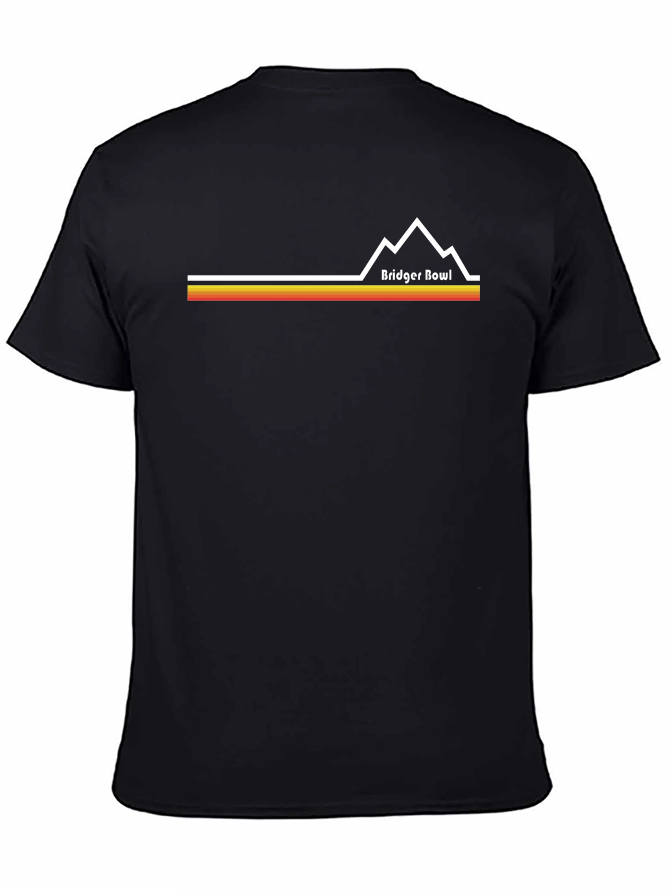 Bridger Bowl Black Graphic Tee