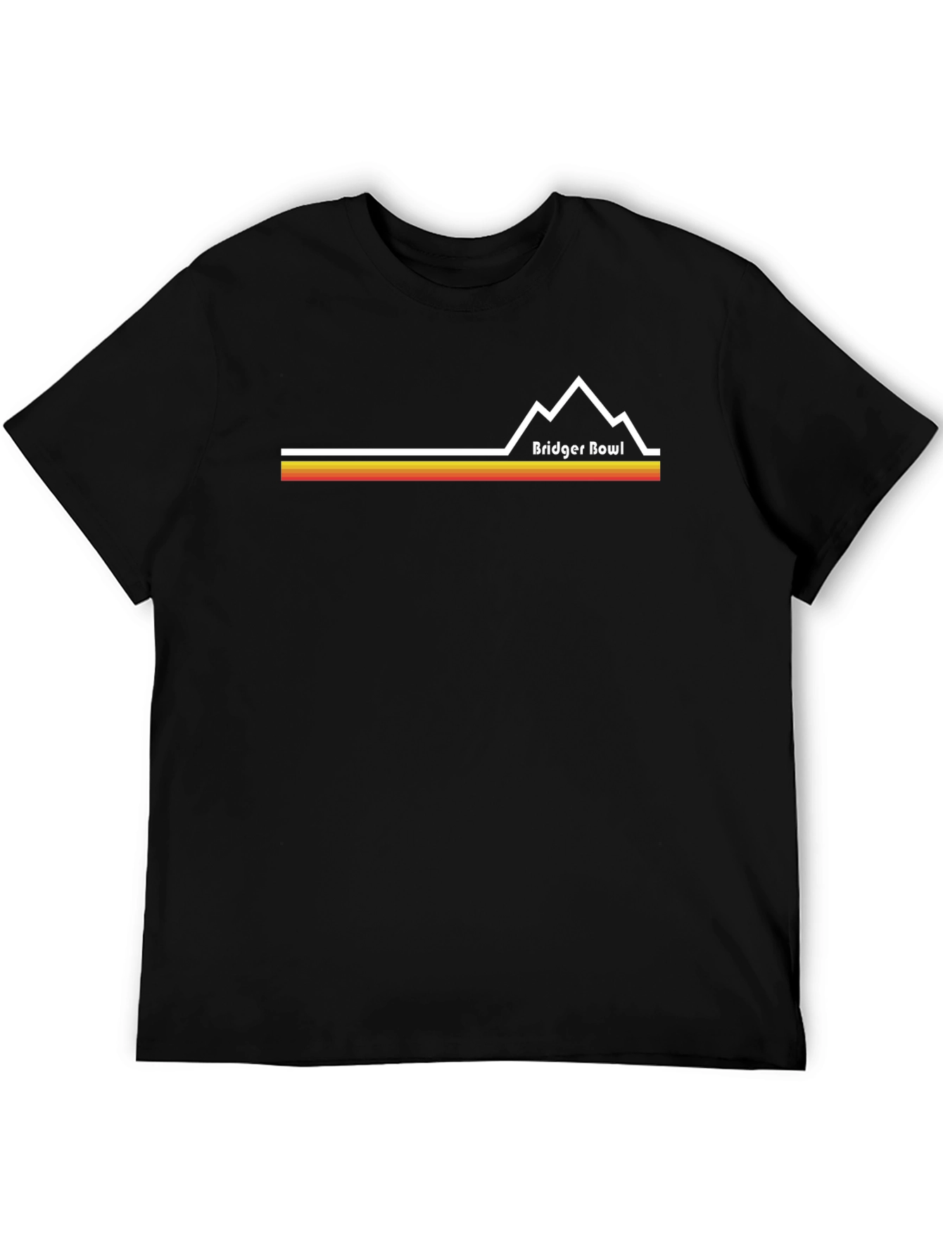 Bridger Bowl Black Graphic Tee