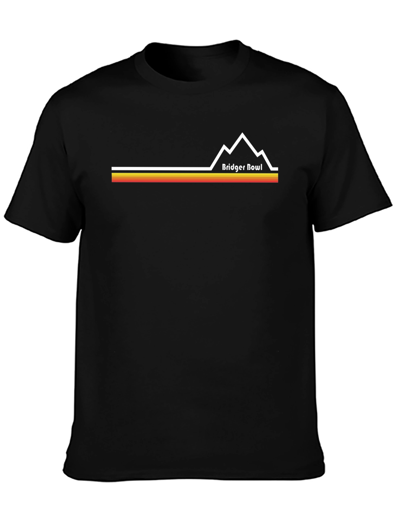 Bridger Bowl Black Graphic Tee